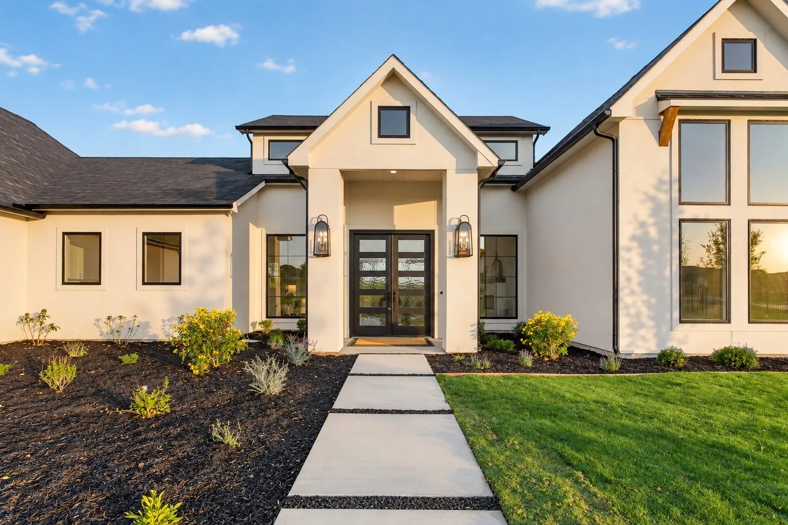 The floor plan is amazing - and the lot feels super private.