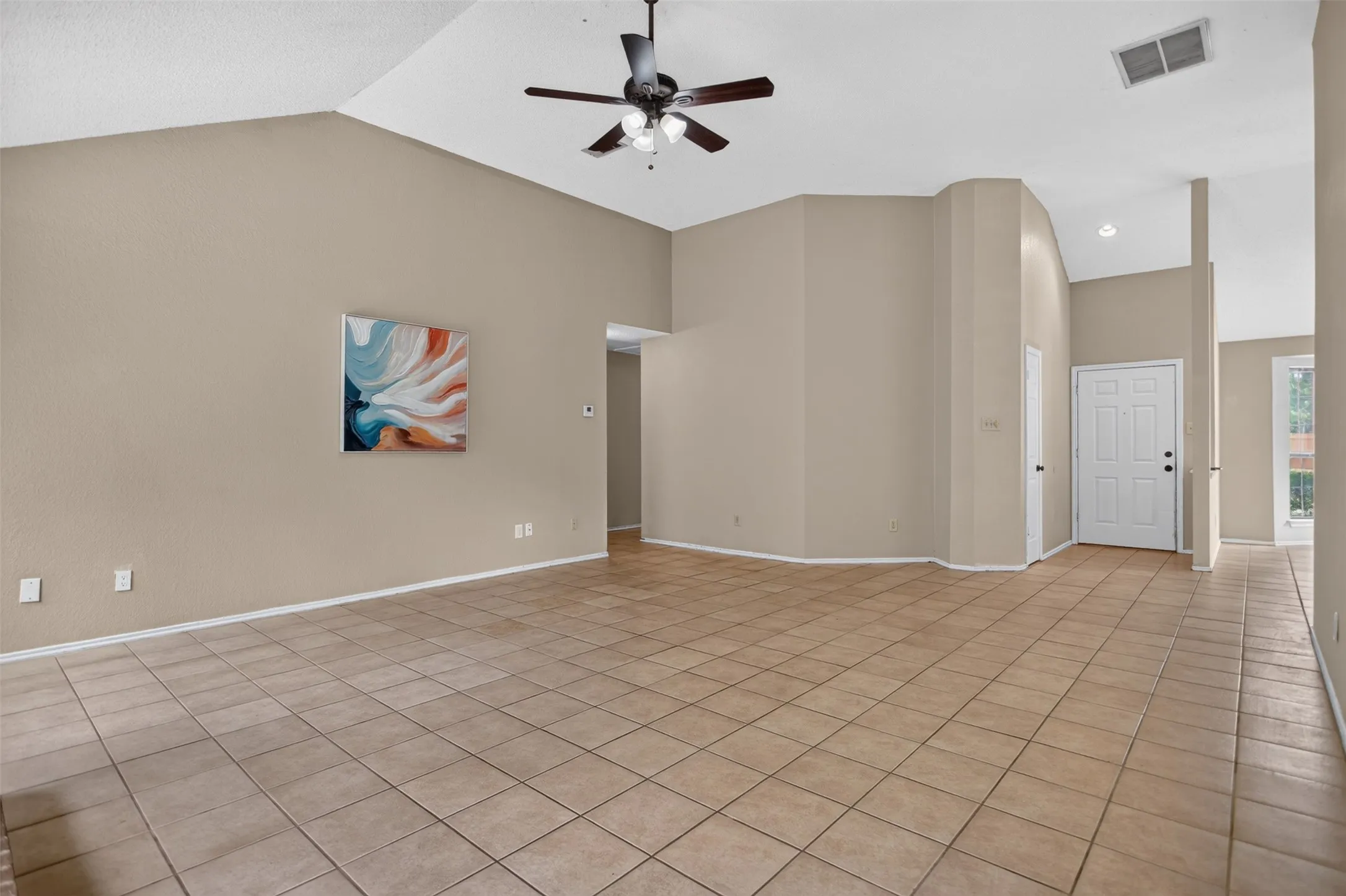 Spacious open feel in the living area.
