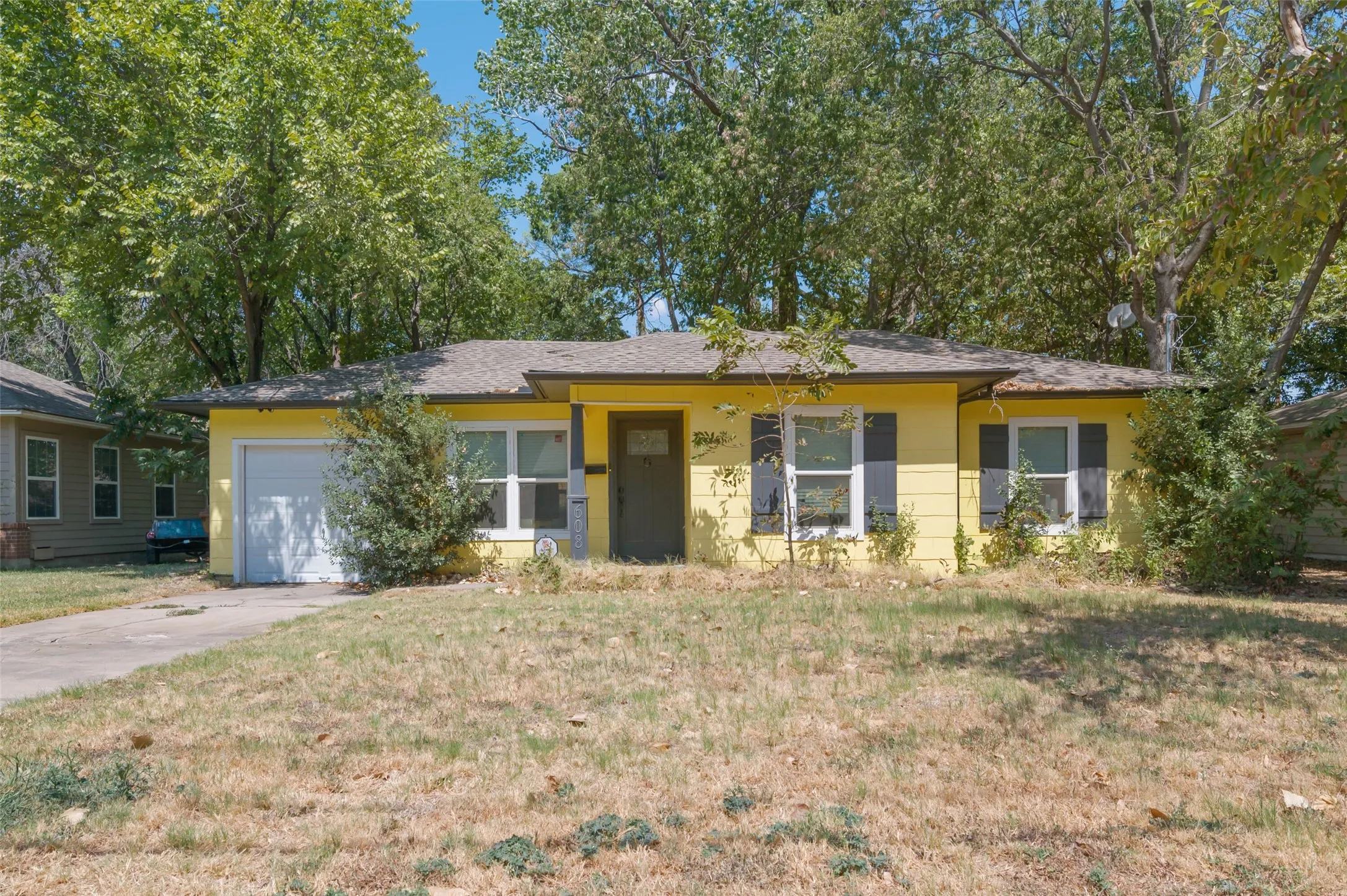 Cute one-story home right in the heart of Denton, TX.