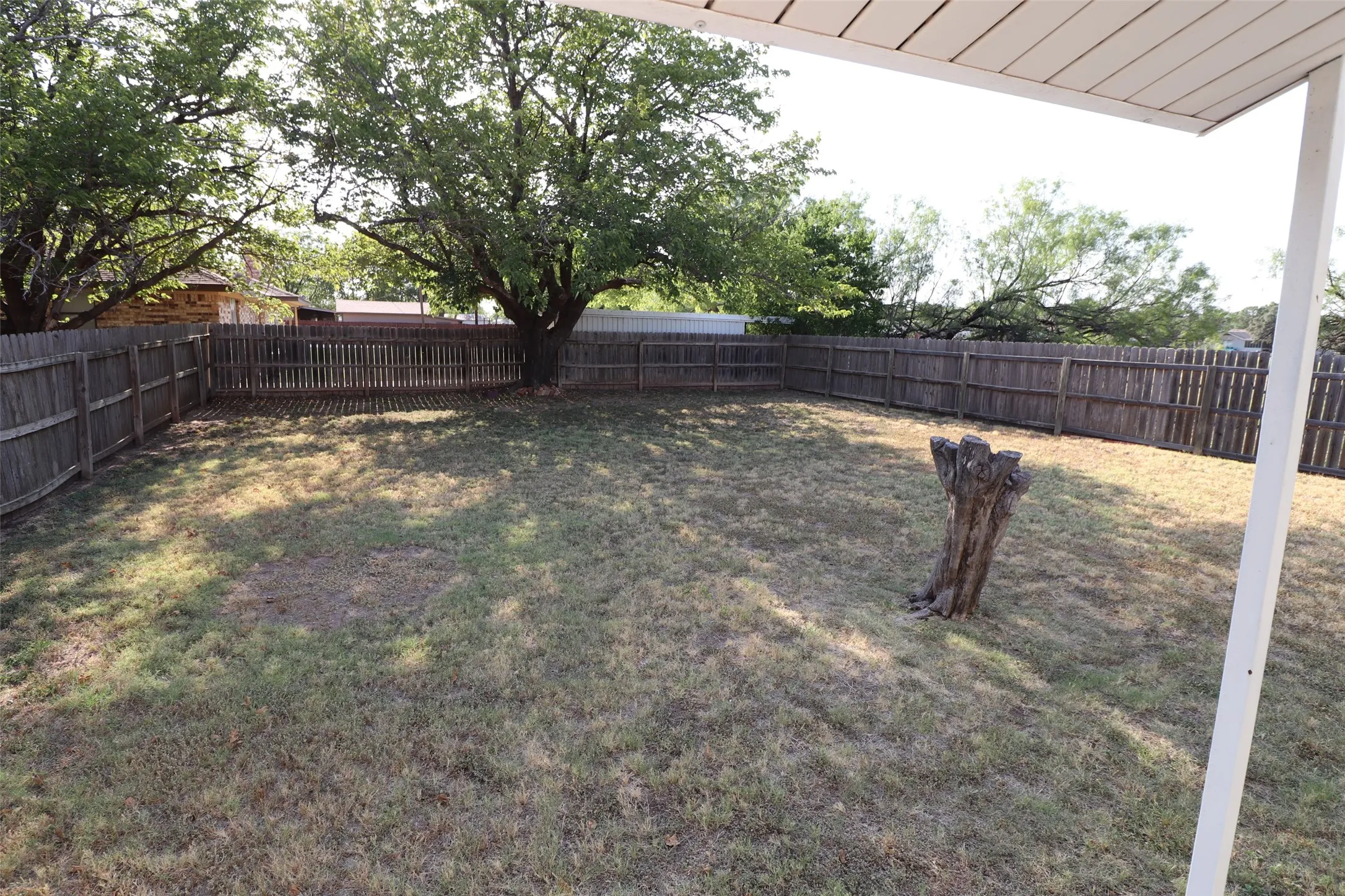 West backyard