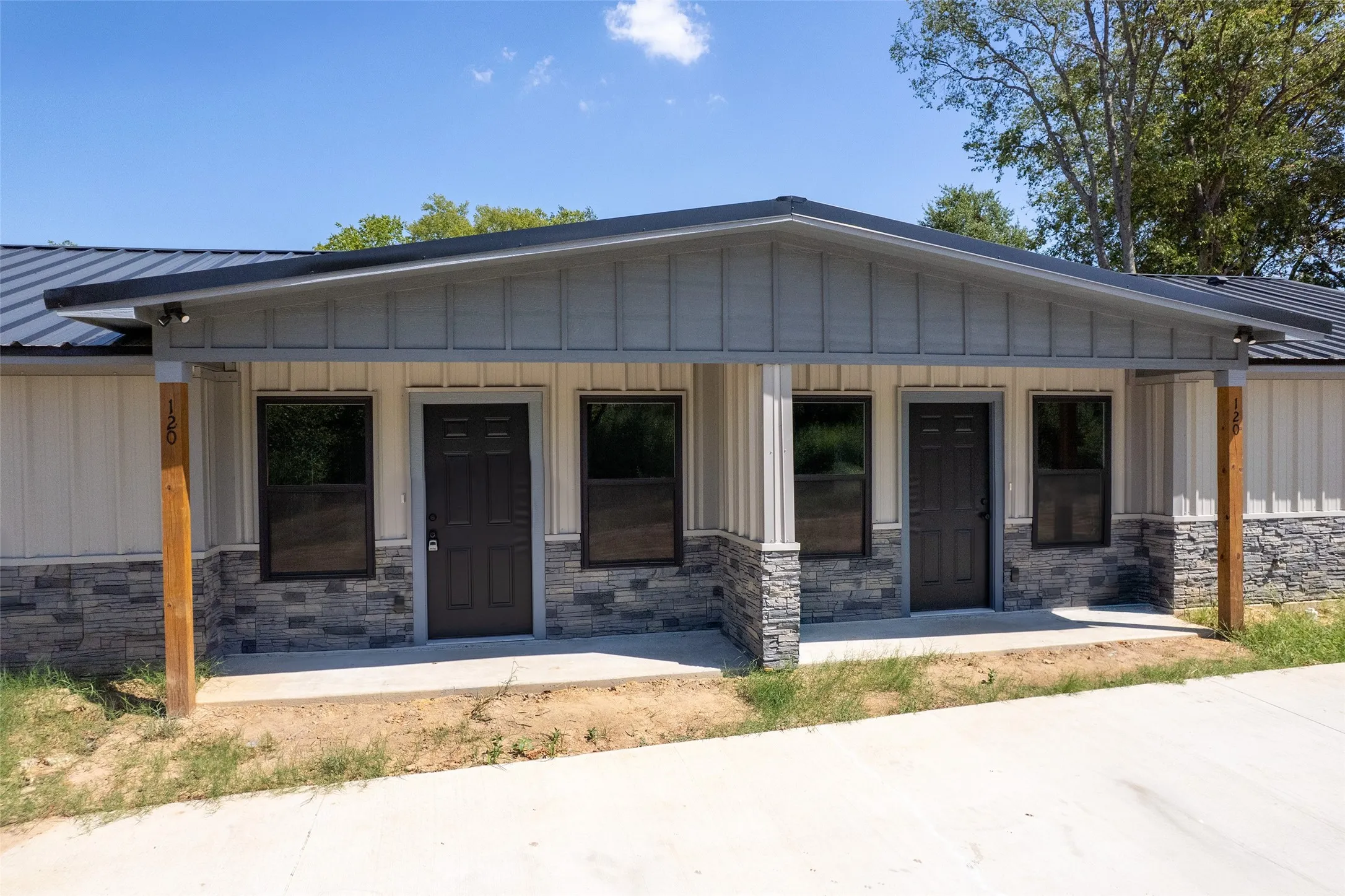 Covered front porch