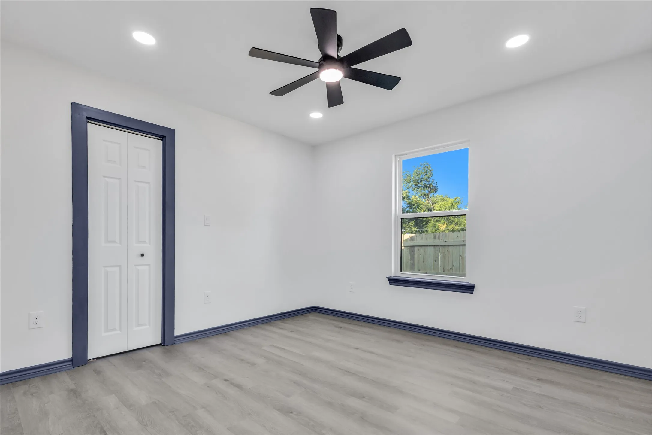 Ceiling fan in bedrooms