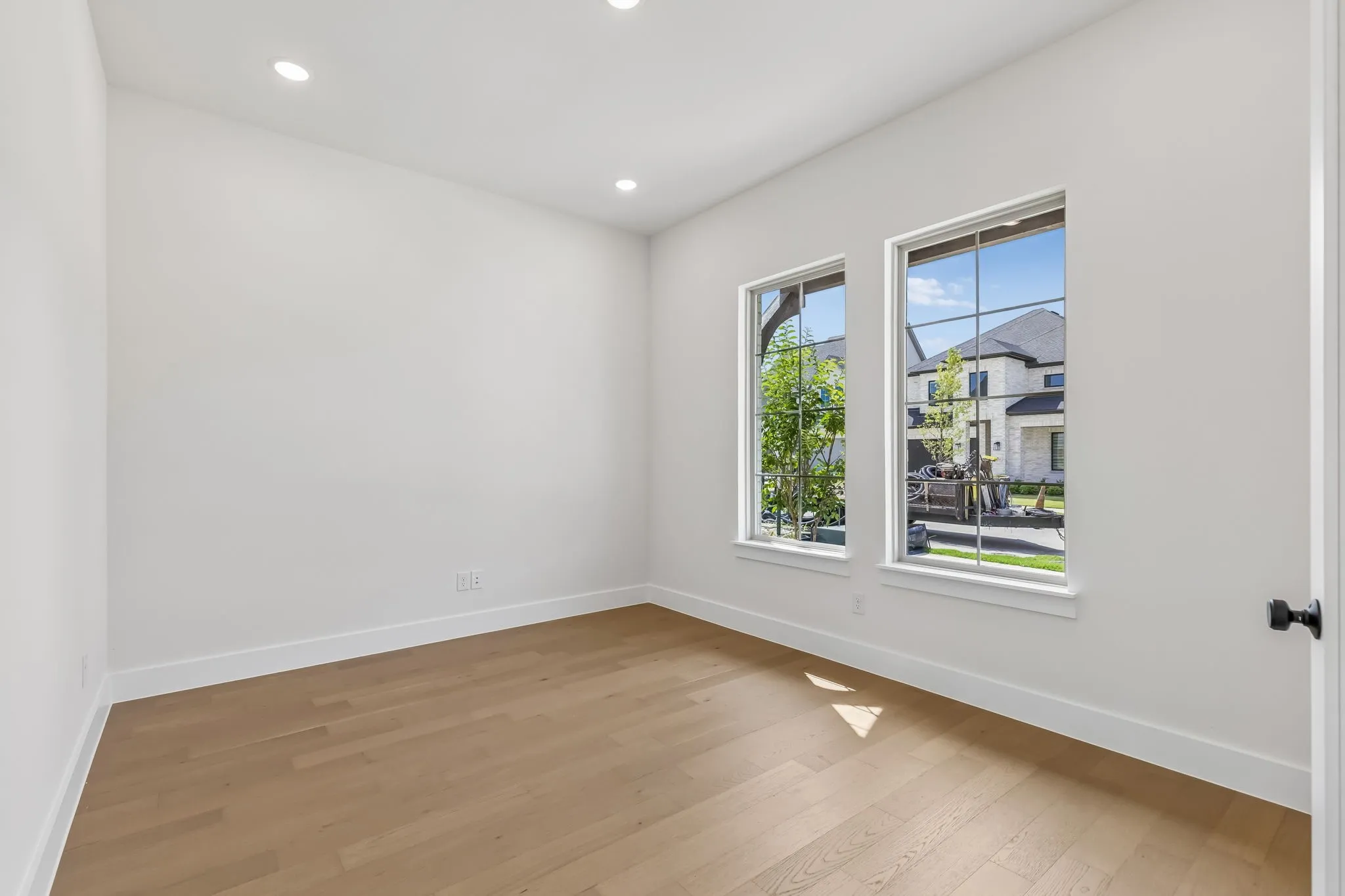 The professional working from home will appreciate this private, light filled home office.