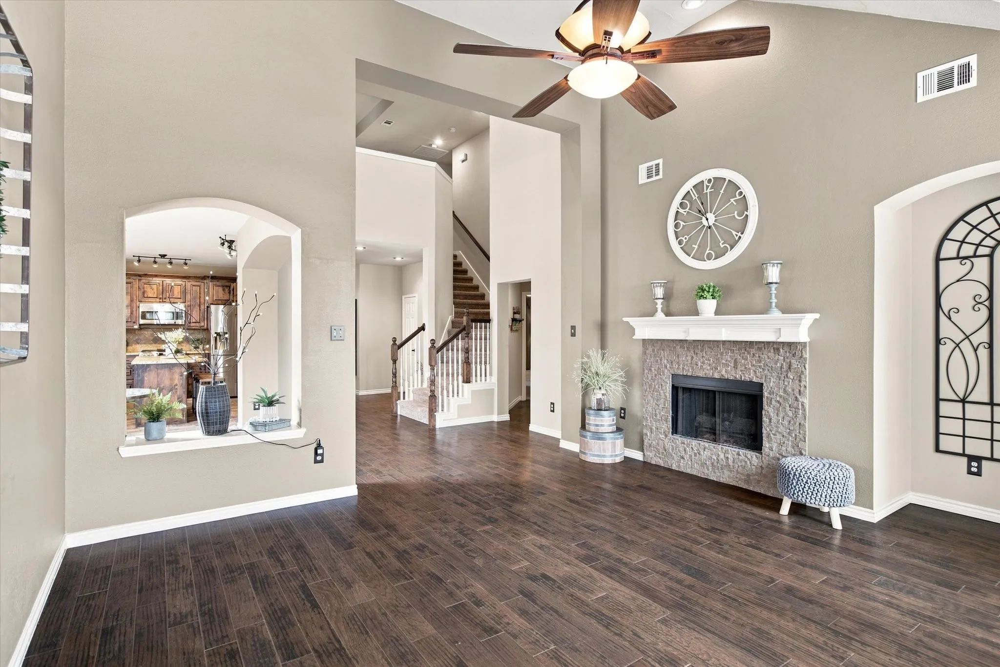 Gas Log Fireplace