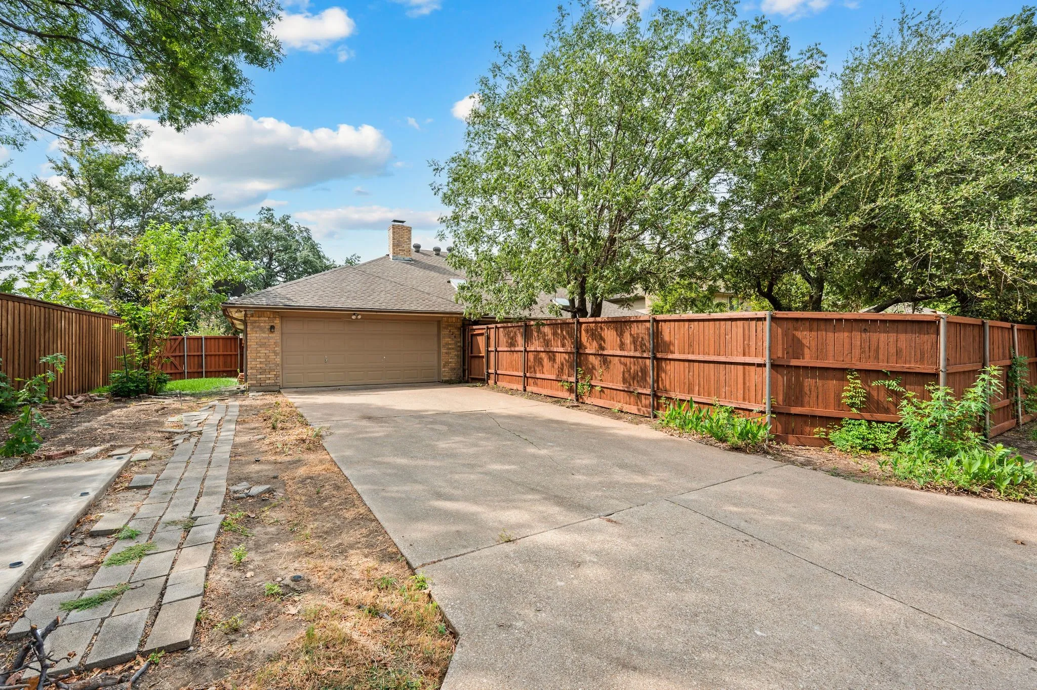 Rear Entry Driveway