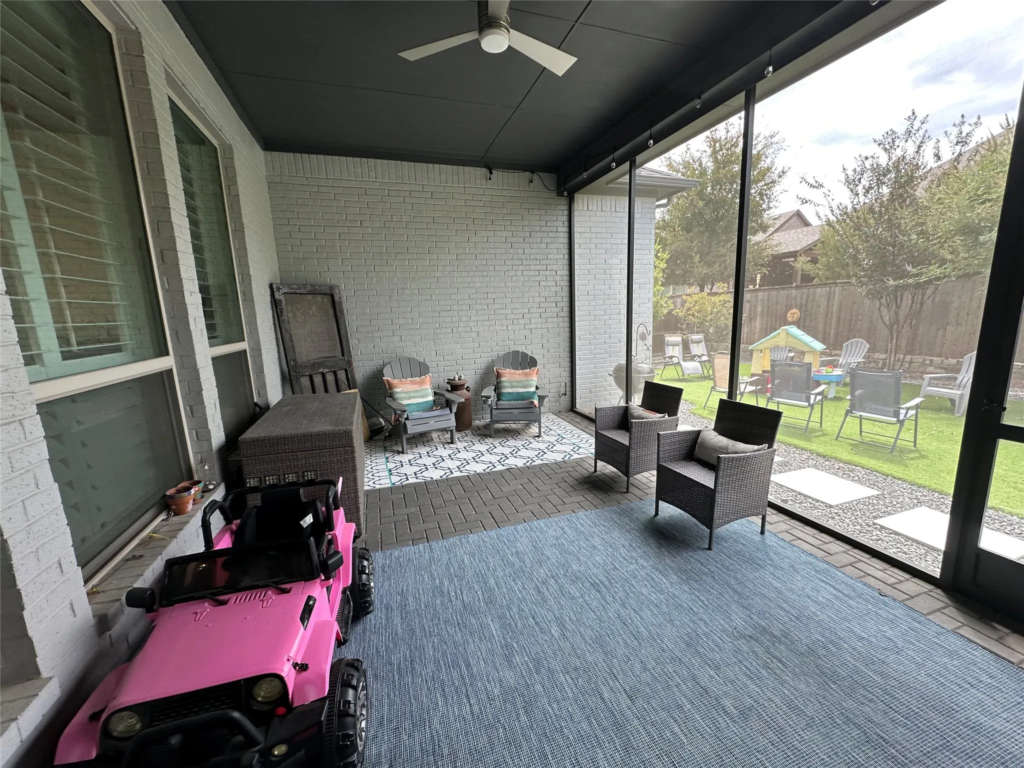 screened in patio