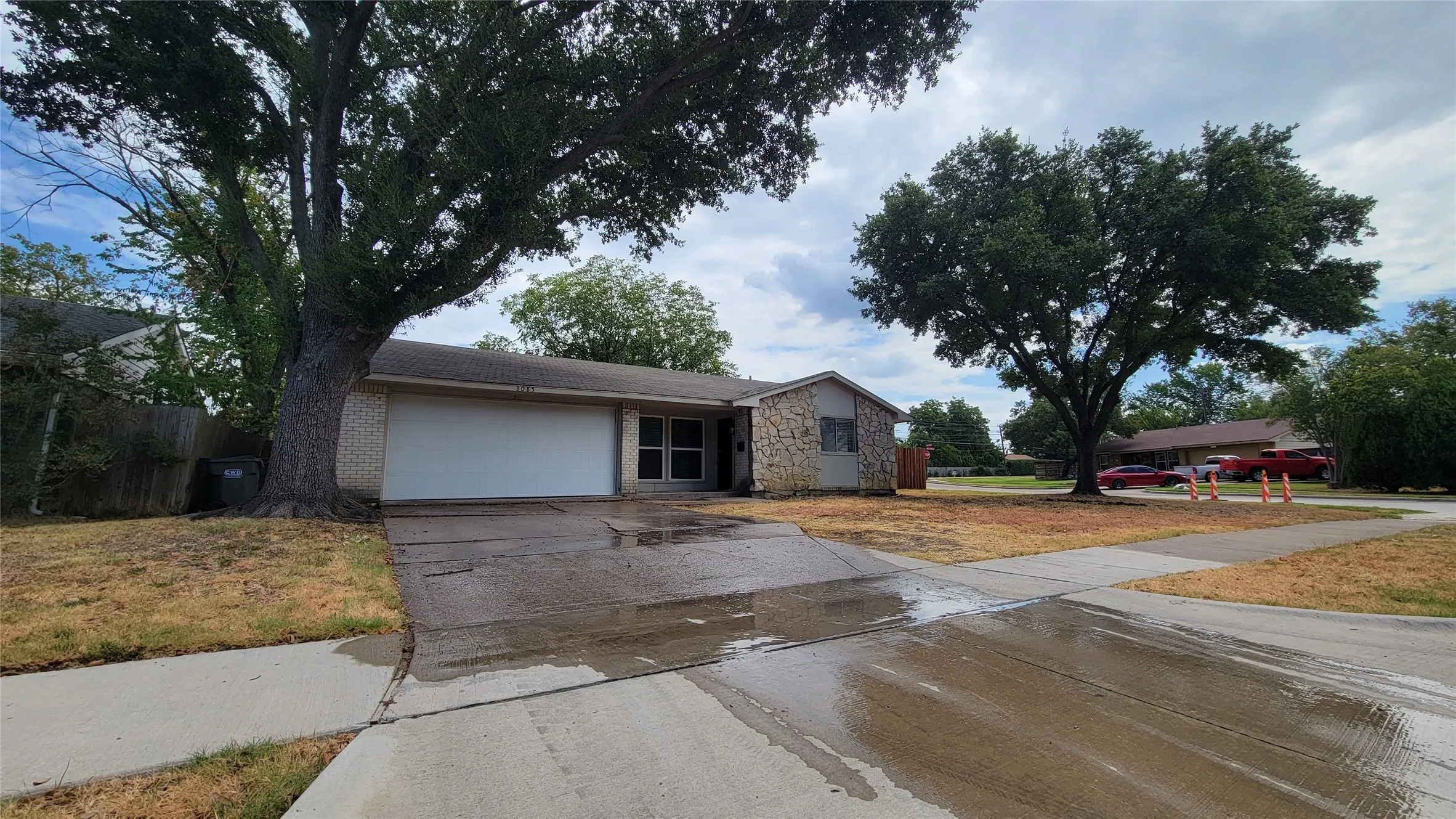 Covered front porch