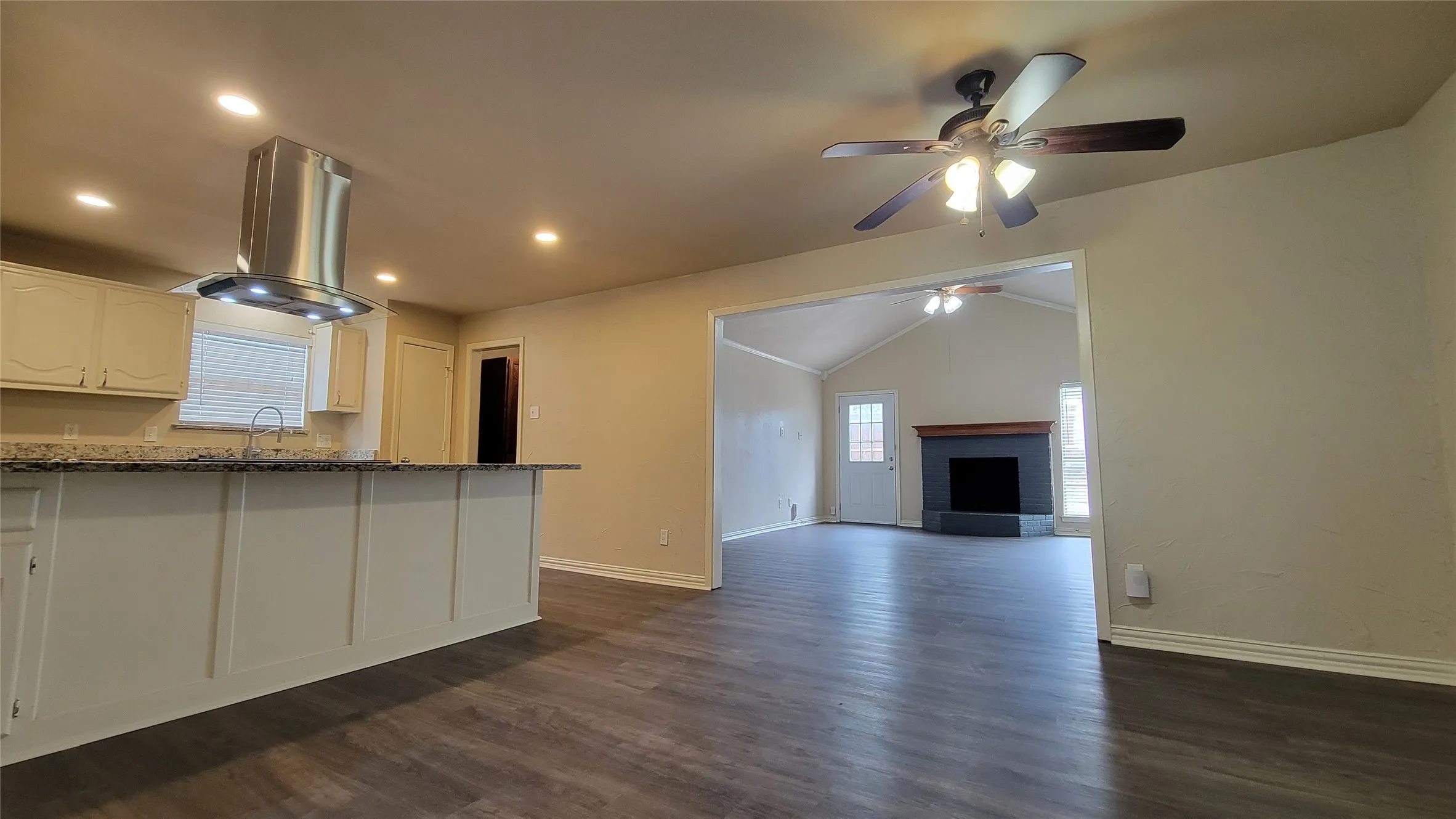 Breakfast bar overlooking dining area