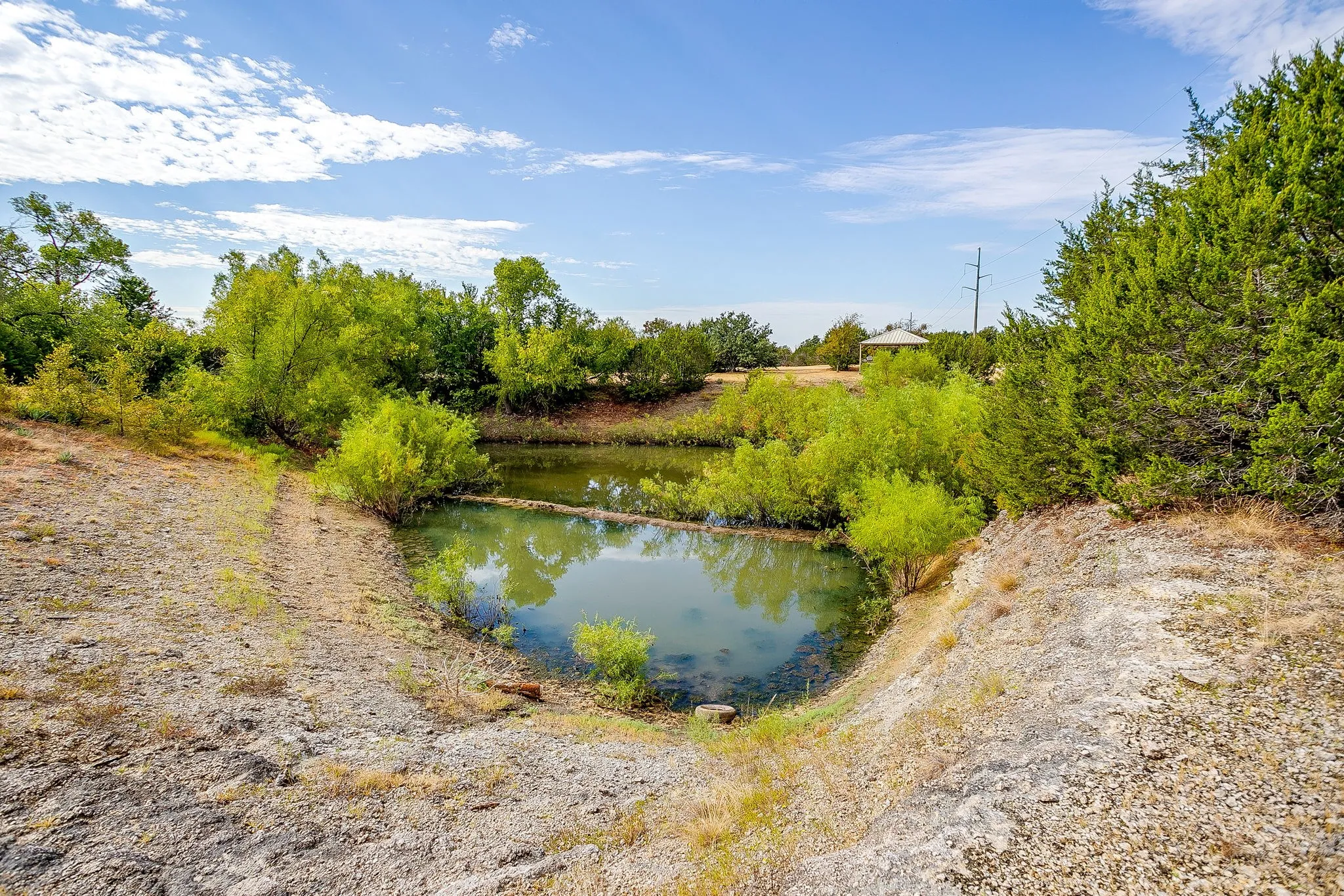 Pond on Property