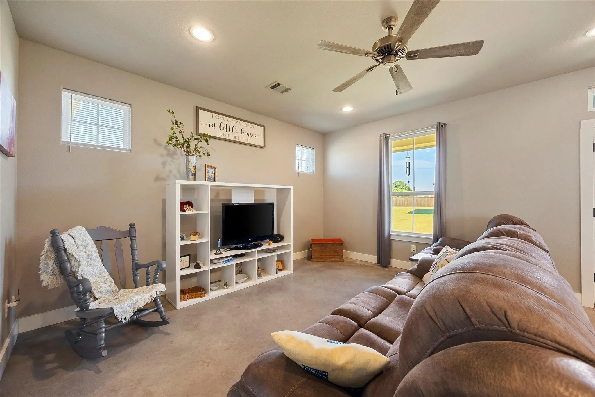 The guest quarters allows multi-generational living without sacrificing privacy and space.