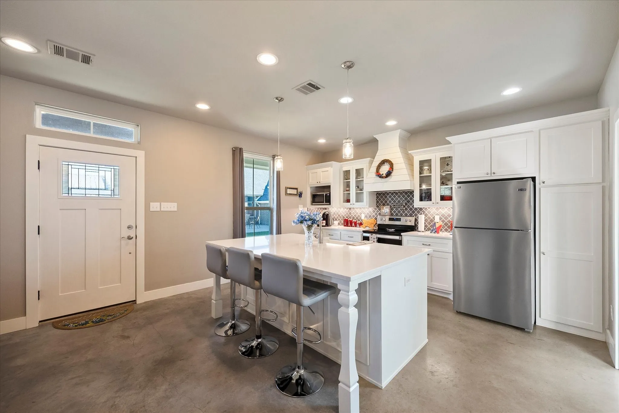 The style mirrors the design elements of the main home for cohesiveness.