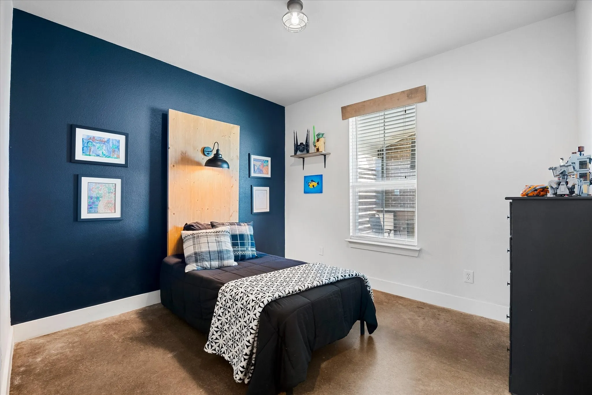 Bedroom 4 is split for privacy, perfect for guests or teenagers.