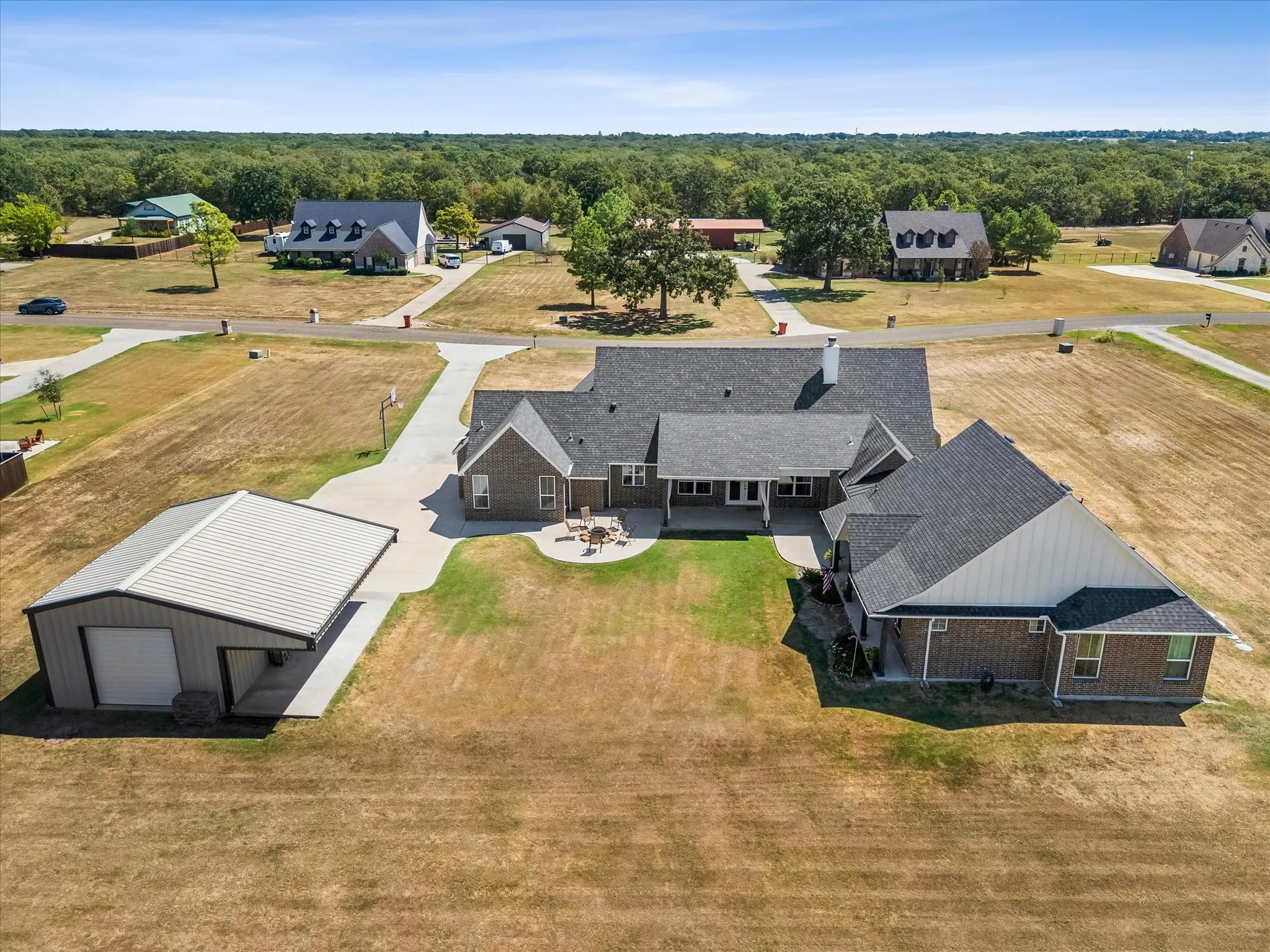 Rear view of the property.