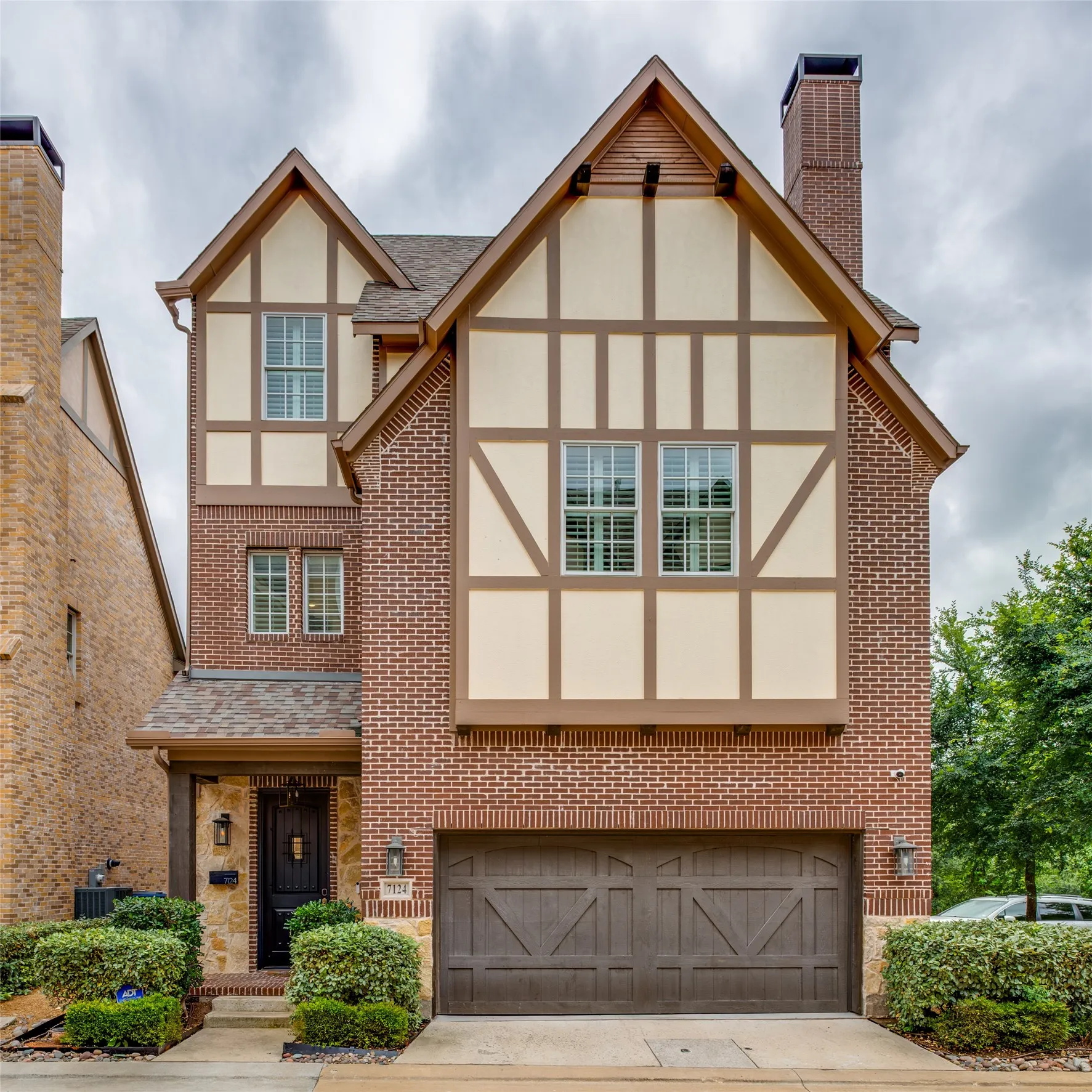 Beautiful European style home with Brick and Stone Features