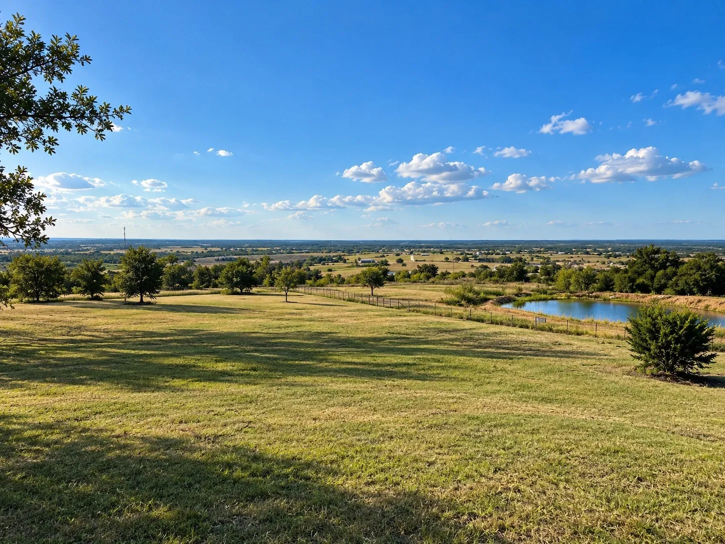 View from metal building