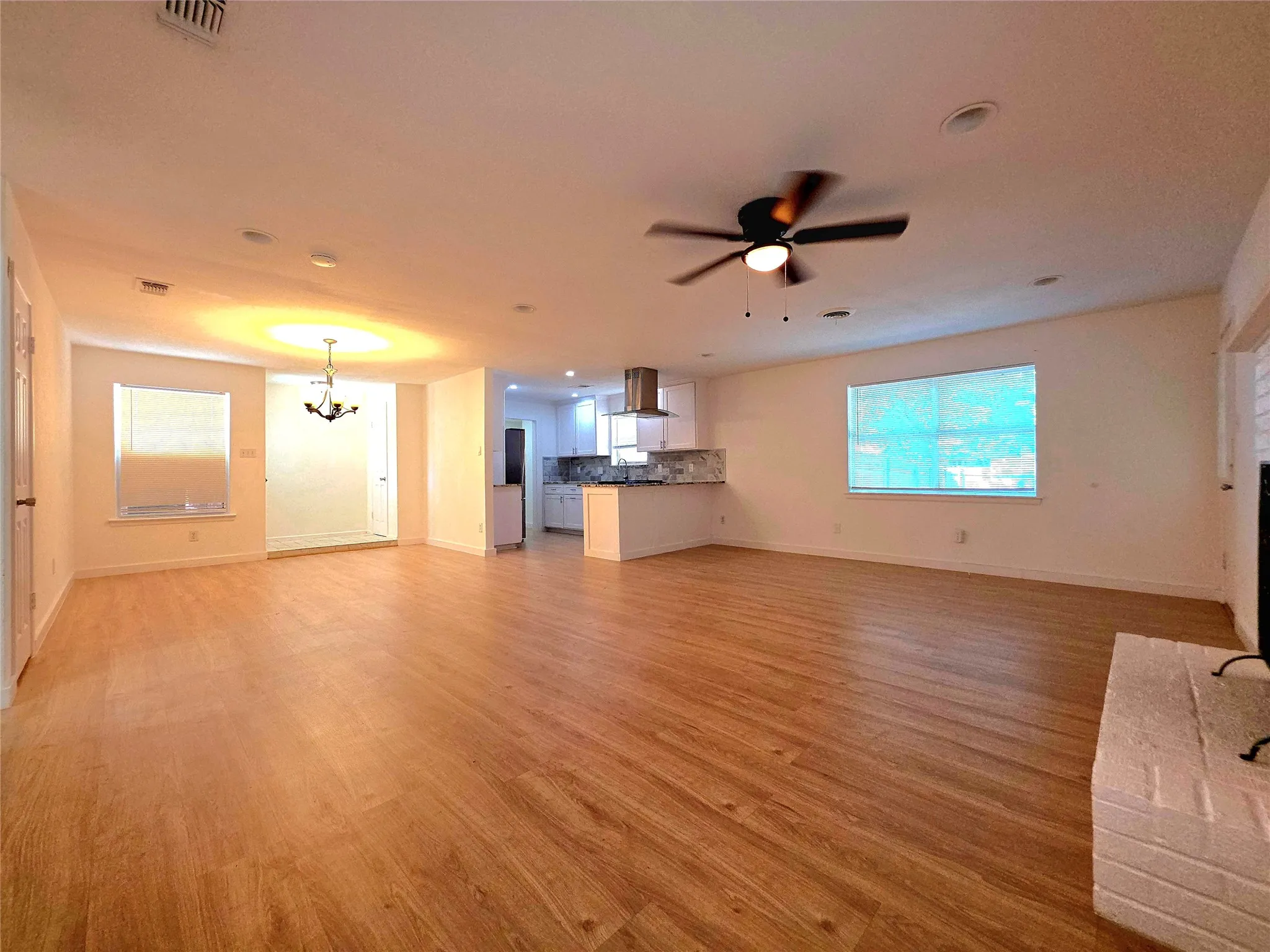 Living room and Dining area