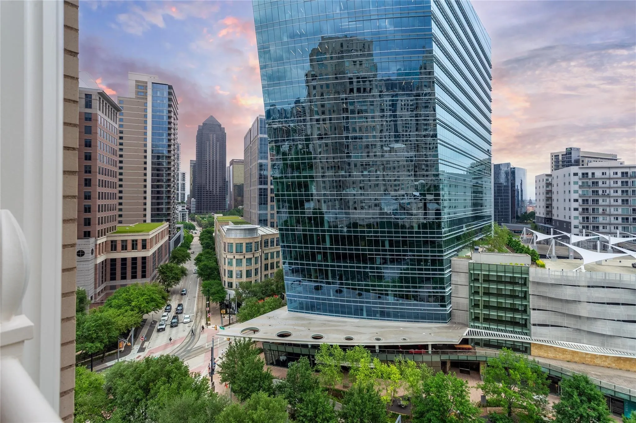 Downtown & Uptown views.