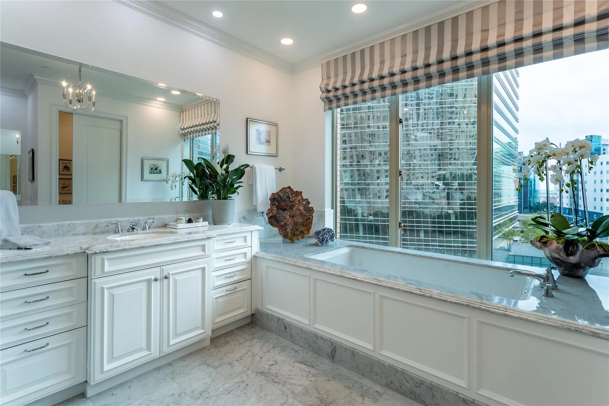 First of two Primary Baths has generous vanity