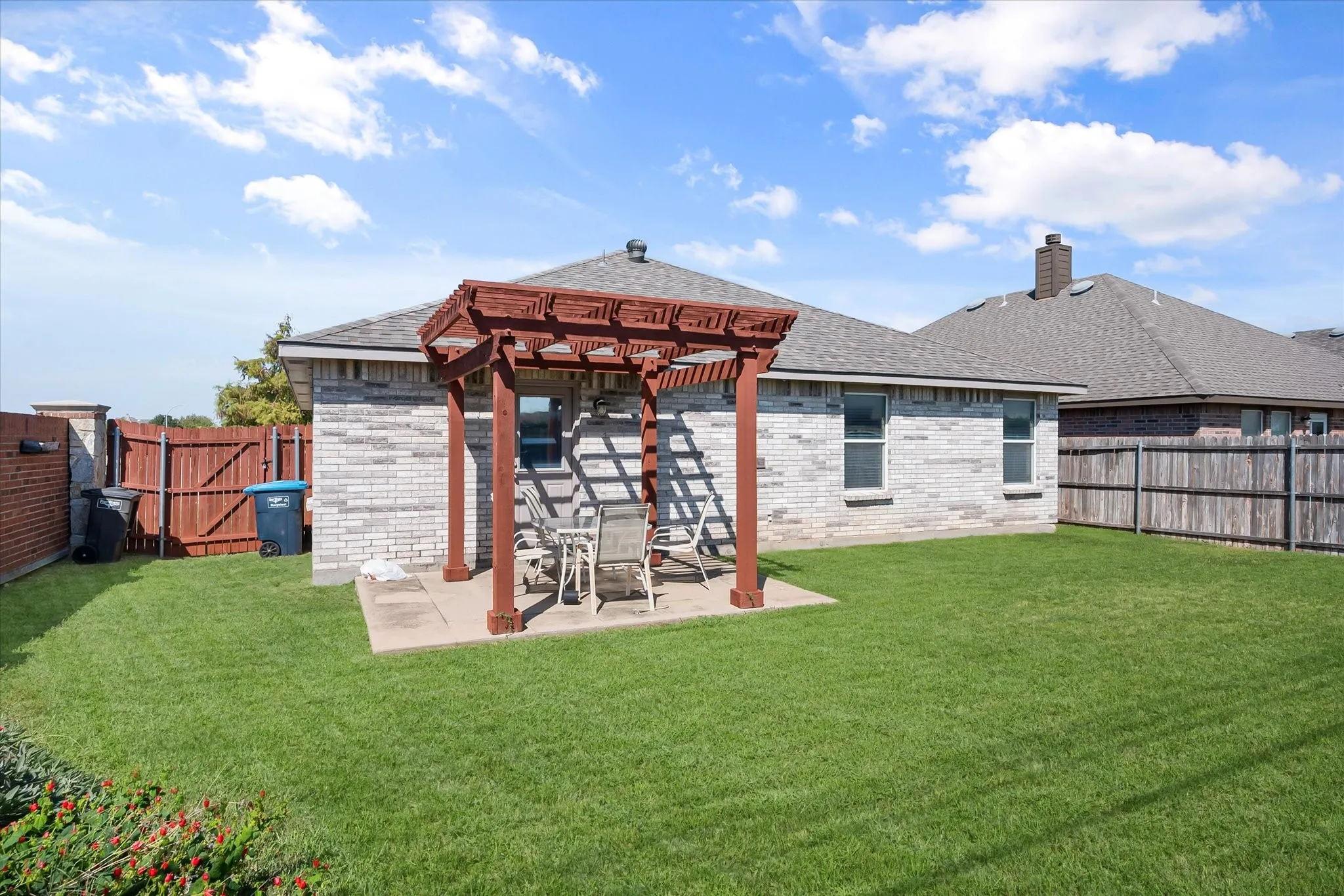 Patio with Shaded Cover