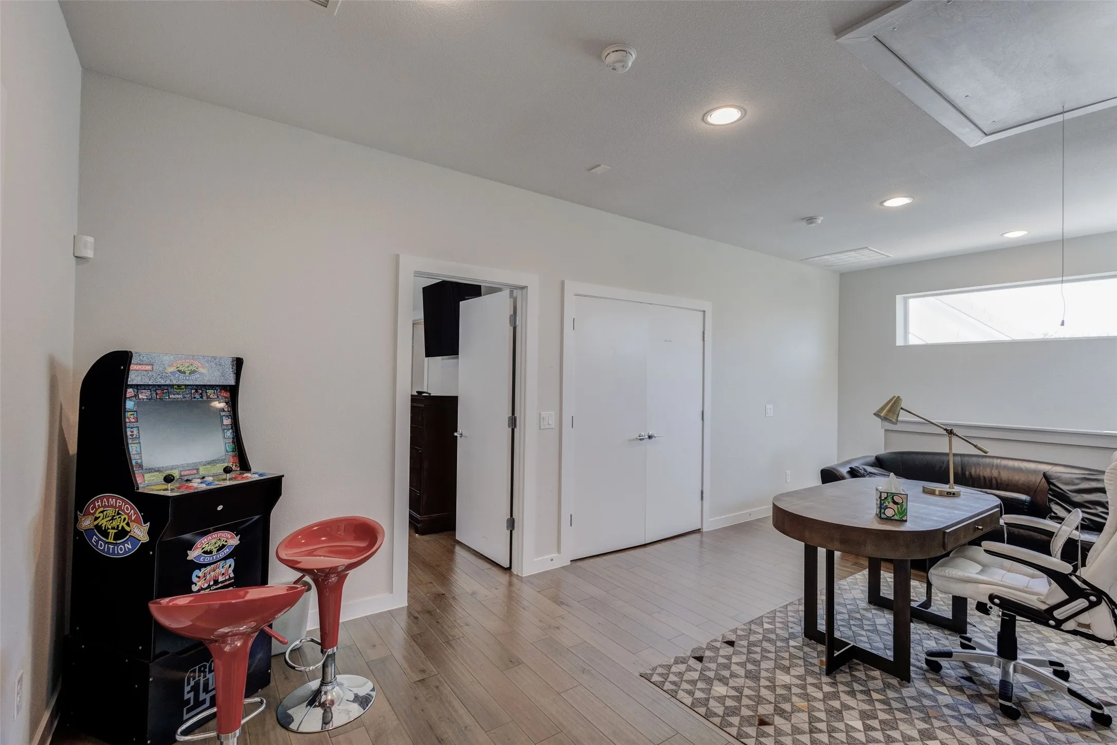 Upstairs living