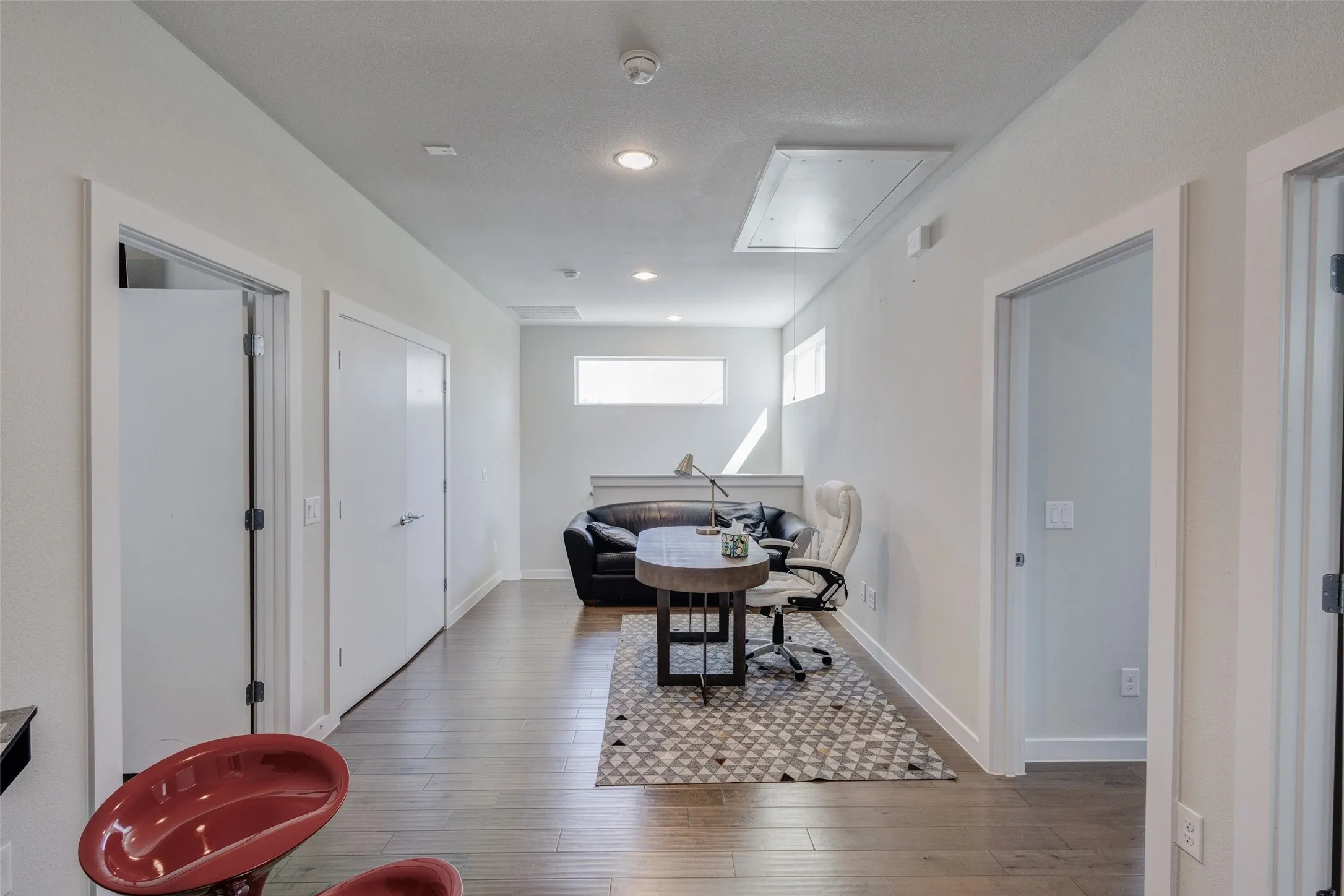 Upstairs living