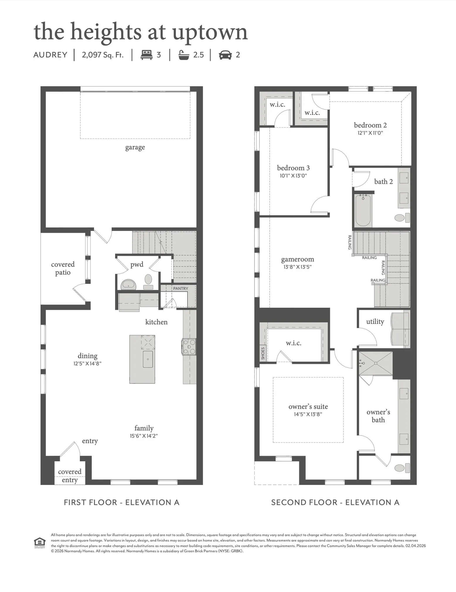 Open and flowing with living space both upstairs and down, our new Audrey plan offers the perfect home design for today's modern family!