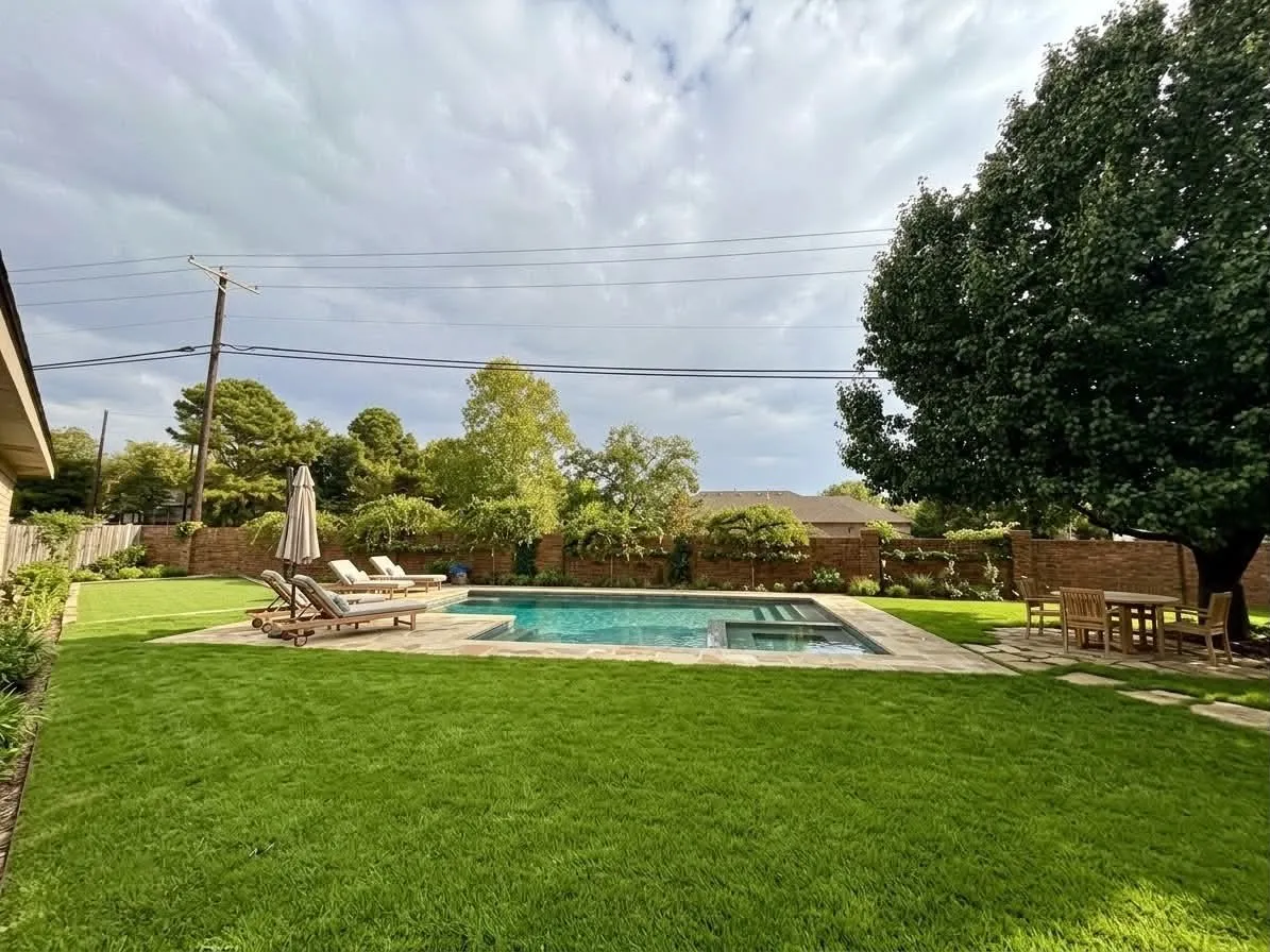 AI Generated so you see the possiblities with this size backyard