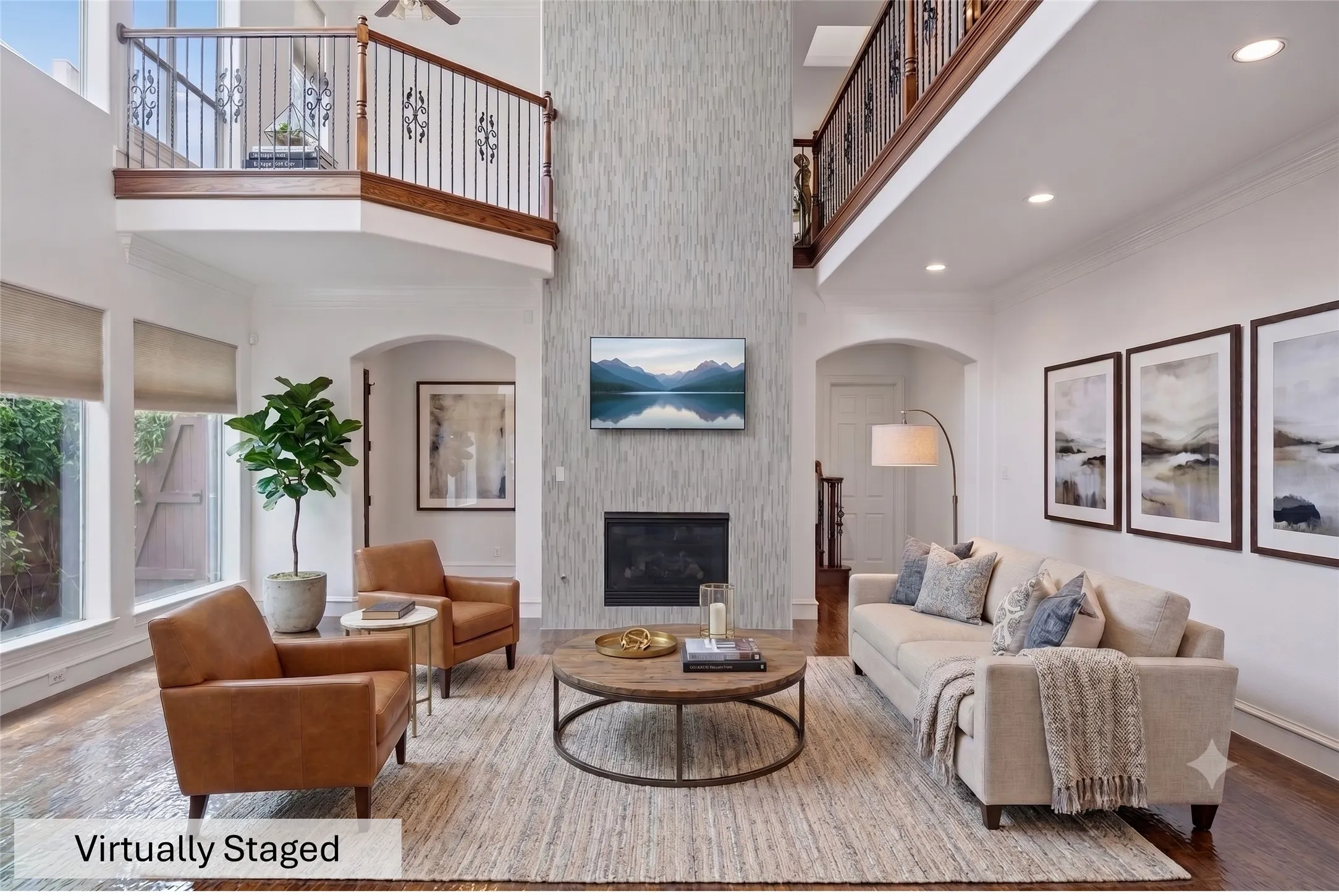 Living Room - Virtually Staged