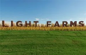 Light Farms entry signage