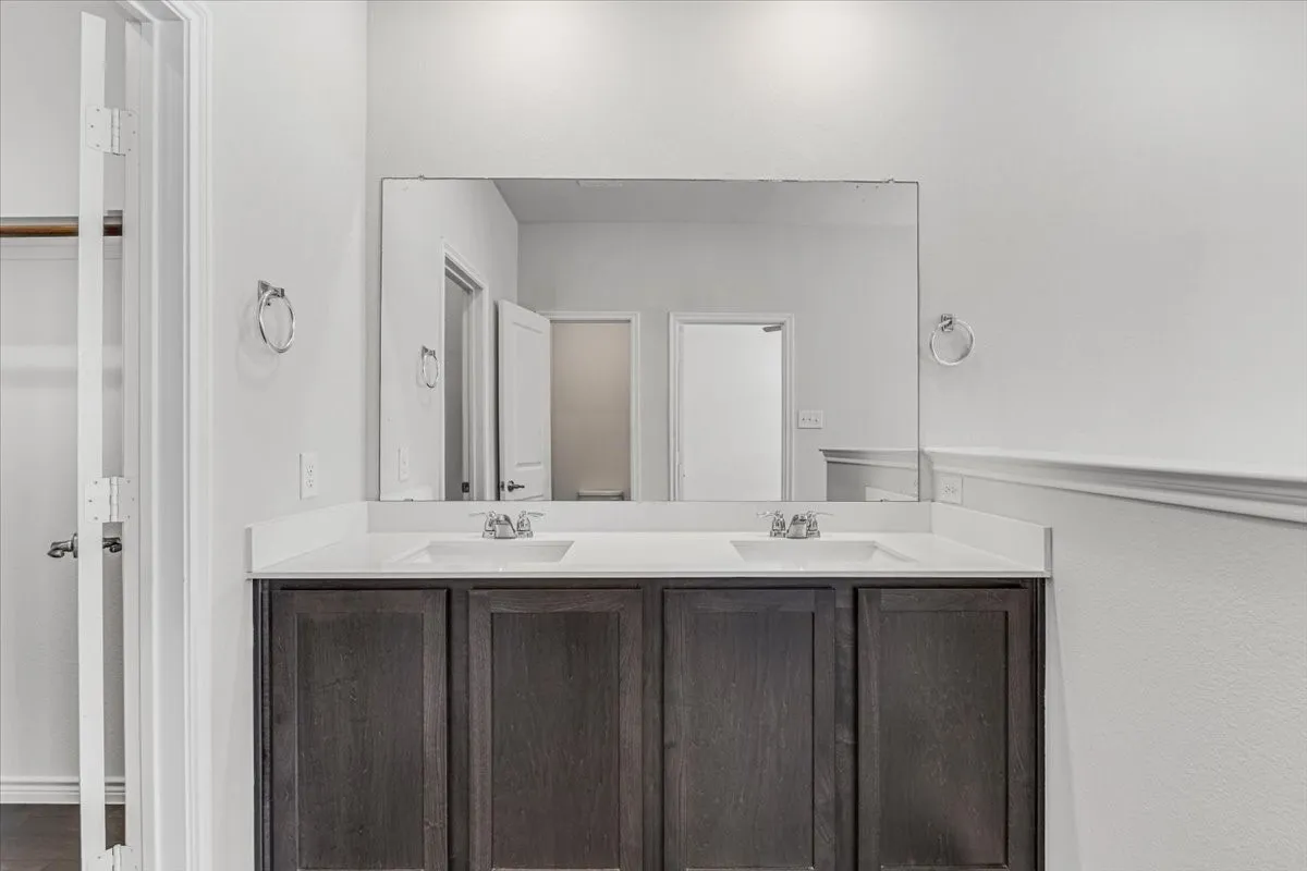 Primary Bath with Dual Sink Vanity