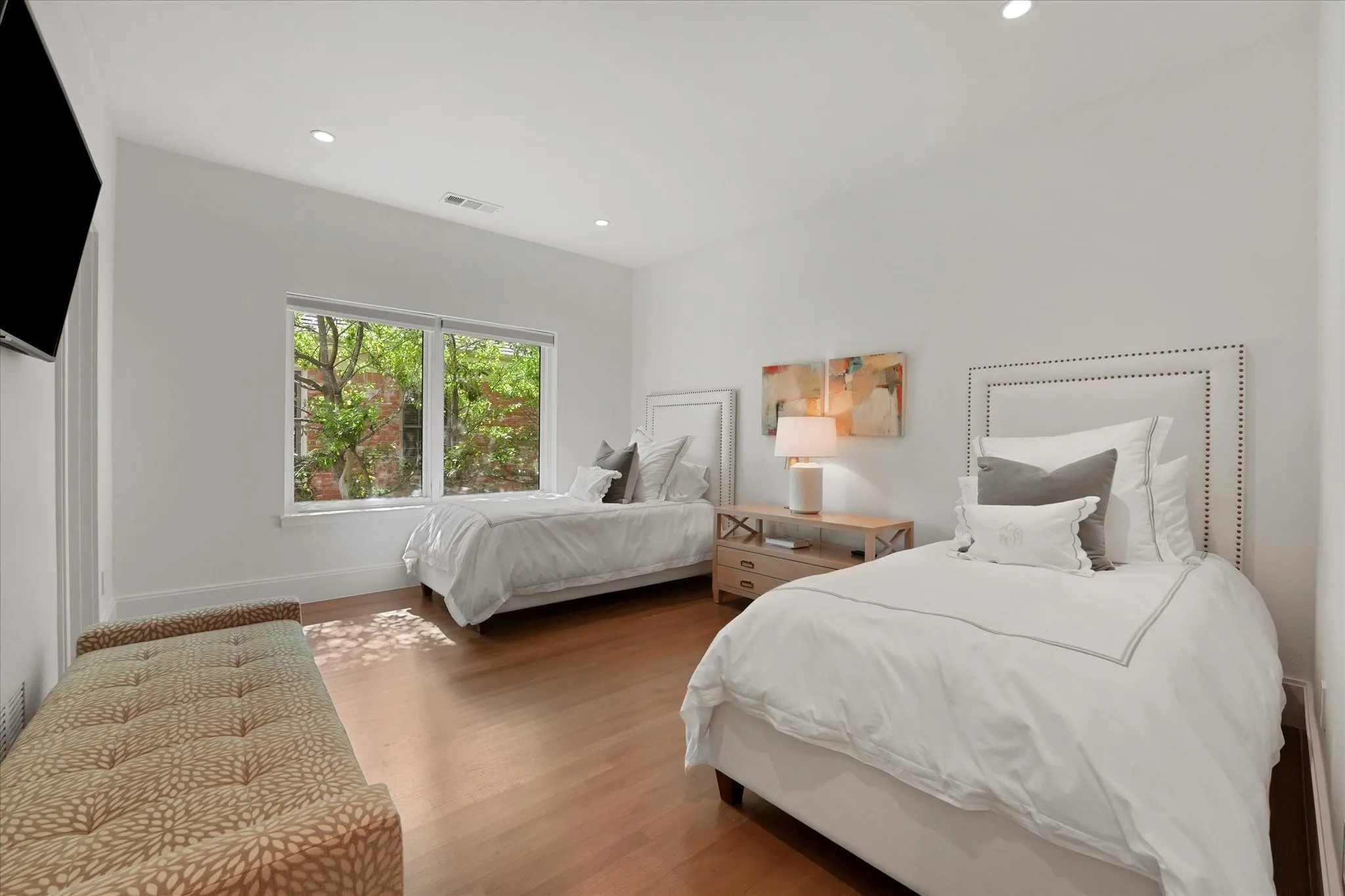 complimented with walk-in a closet and en-suite bathroom.