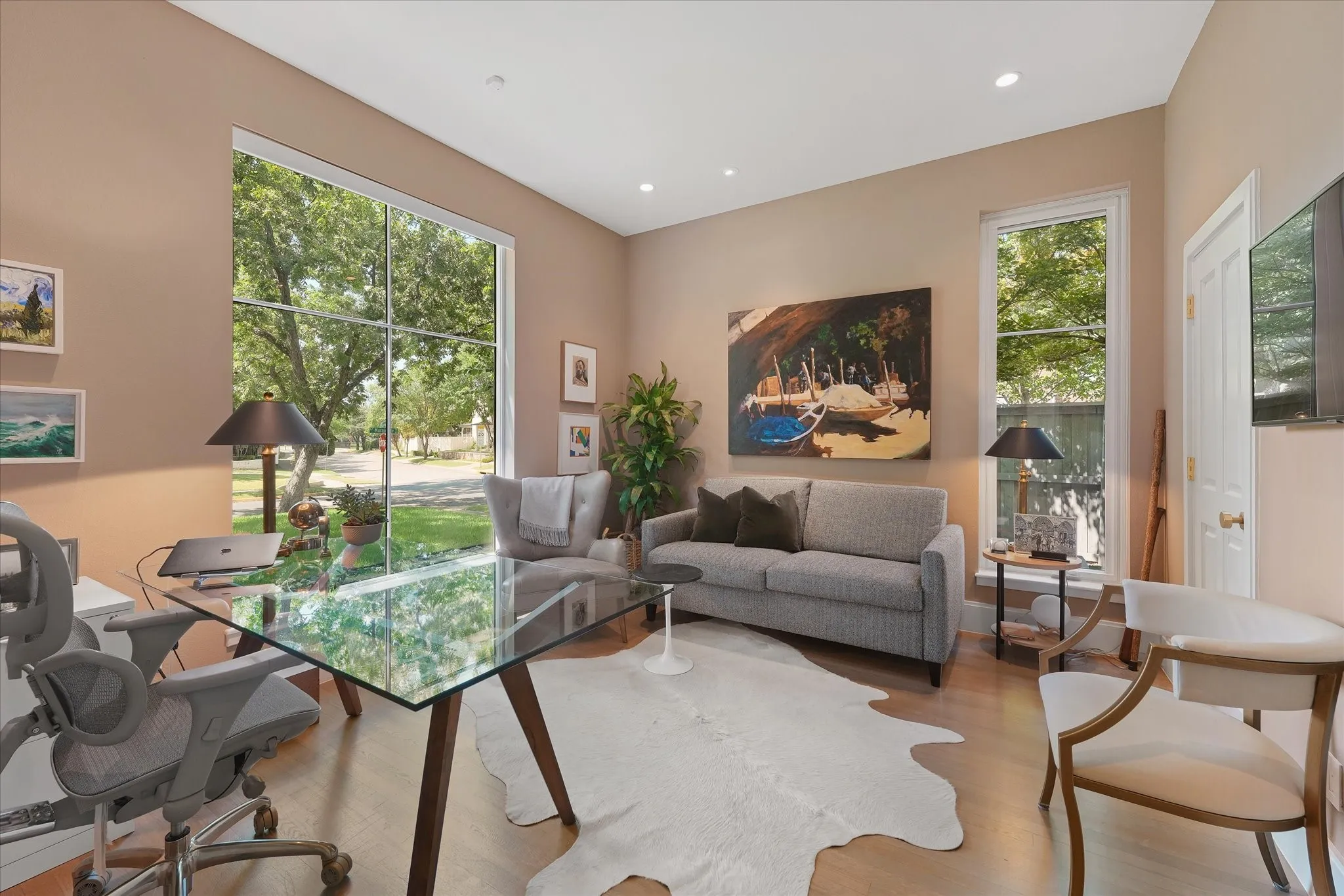 Located on the first floor. Could be additional bedroom with direct access to a full bathroom.