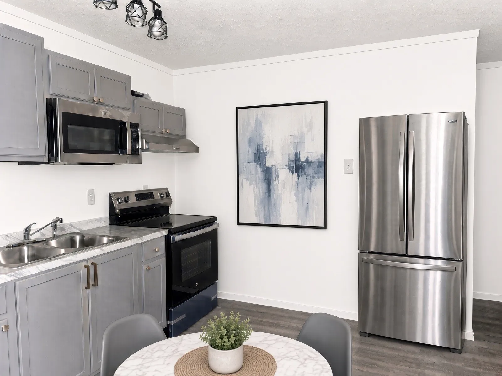 kitchen staged