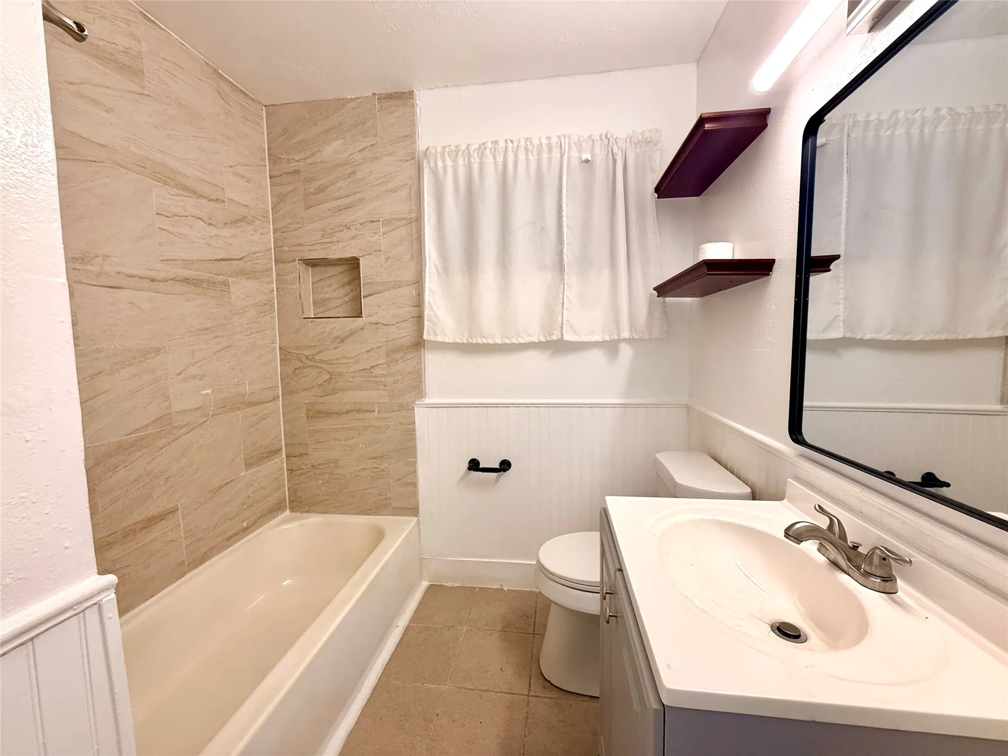 remodeled full bathroom