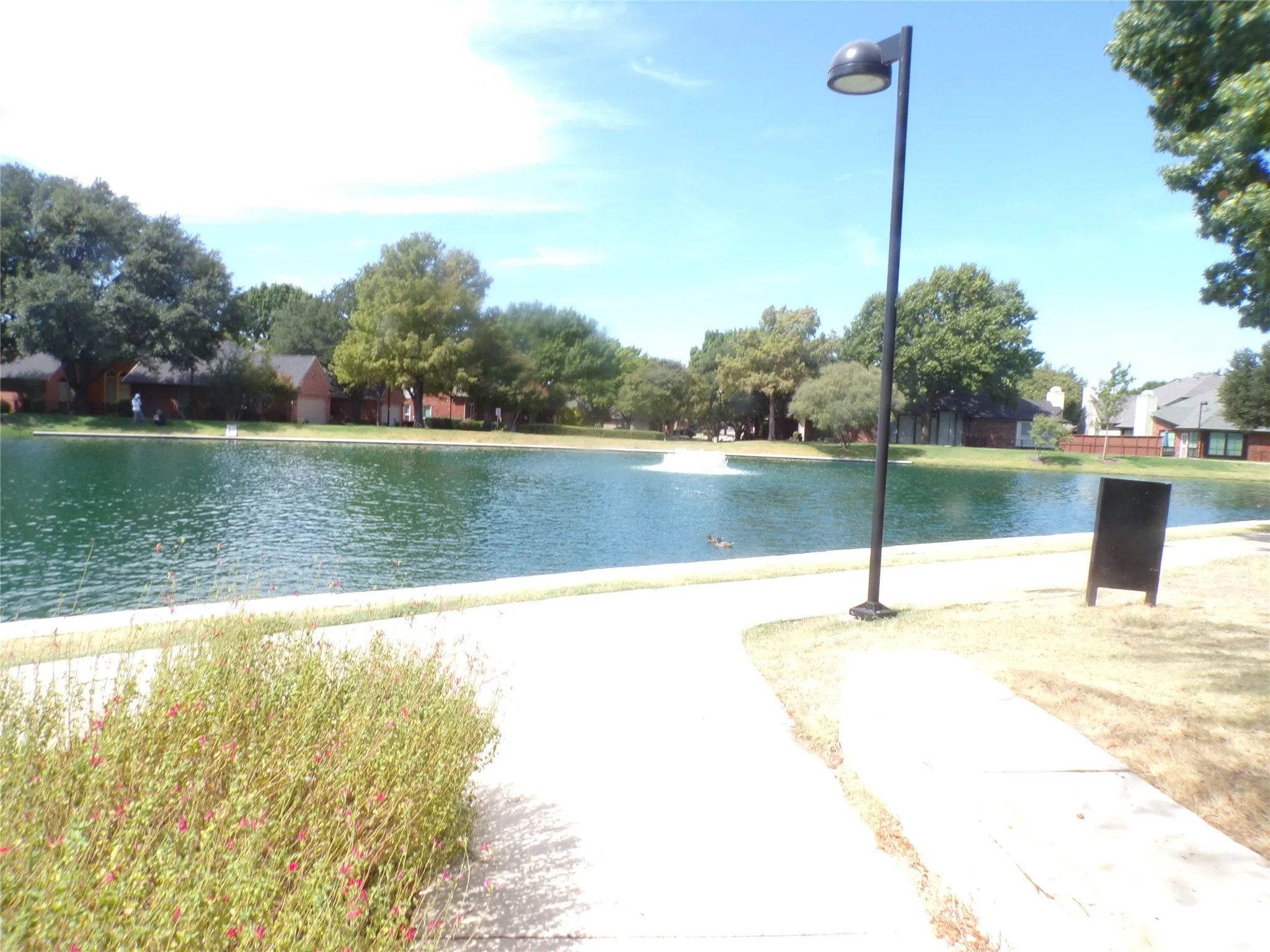 Pond located at the end of Weller Run Ct.