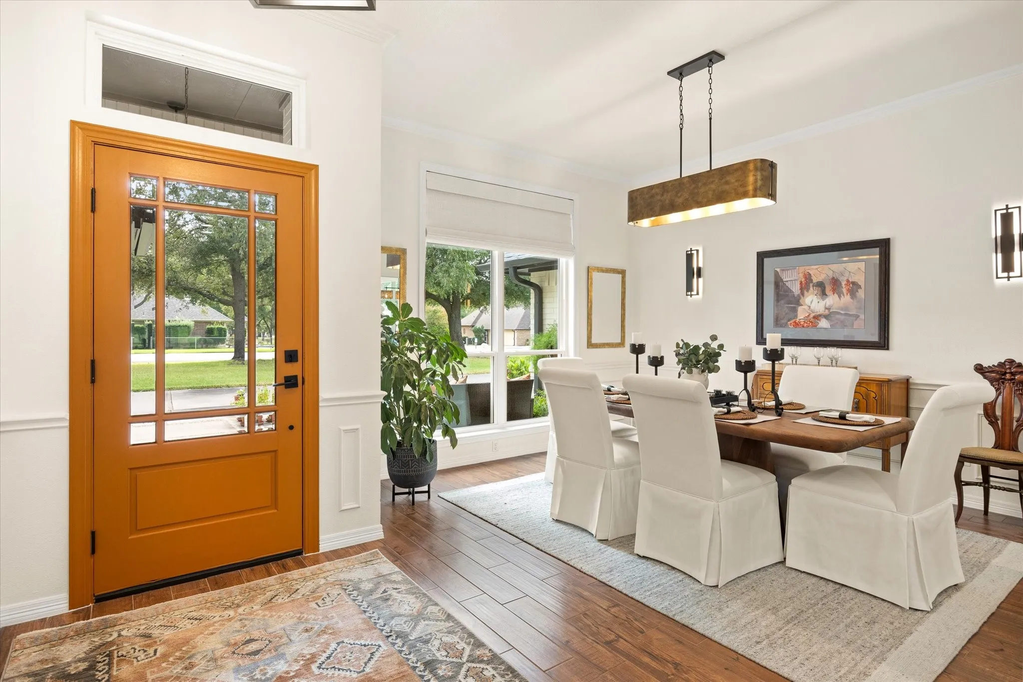 Nice Wide Entry with Wood Look Tile Floors Throughout the Entire Home