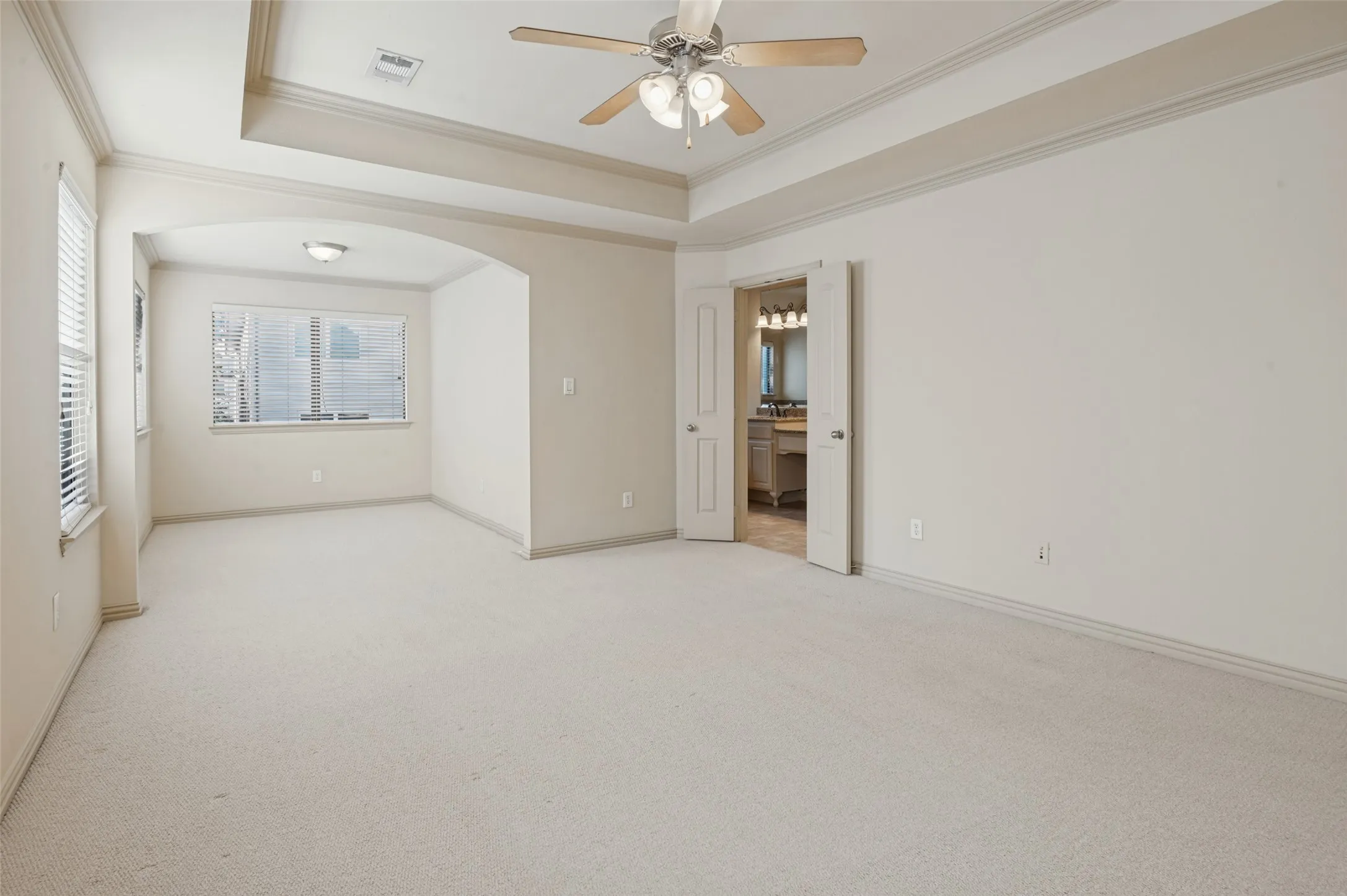 Primary Bedroom with separate sitting area for office or nursery