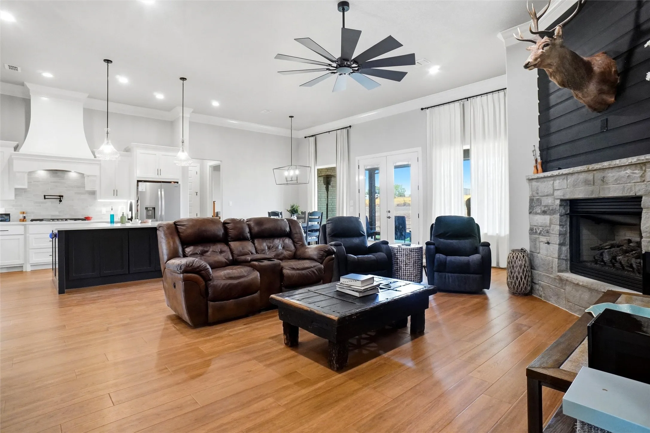 Open floor plan for easy entertaining