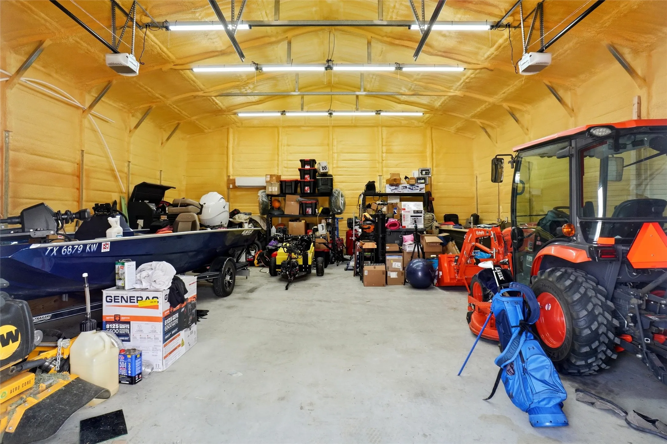 Split A/C unit to keep the TX heat comfortable while using the workshop