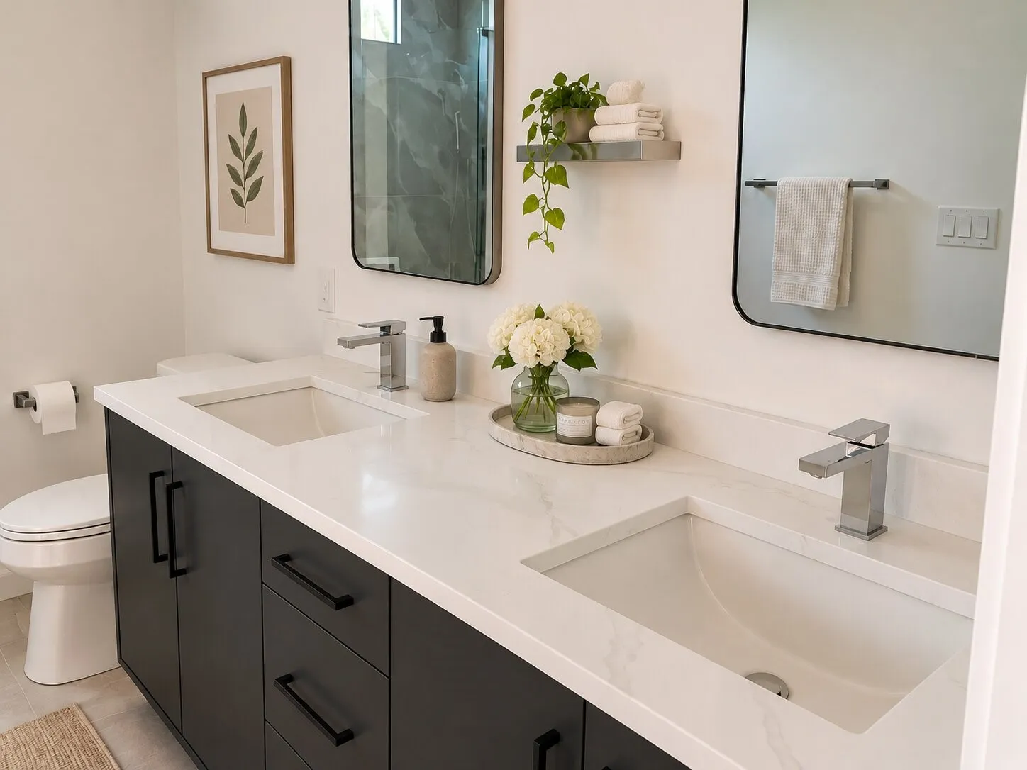 Primary Bath Staged