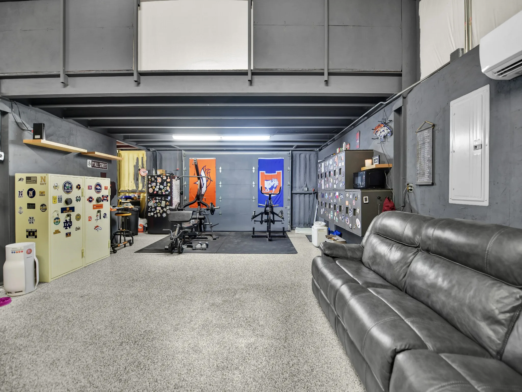 Climate controlled workshop for office or mancave or personal gym.
