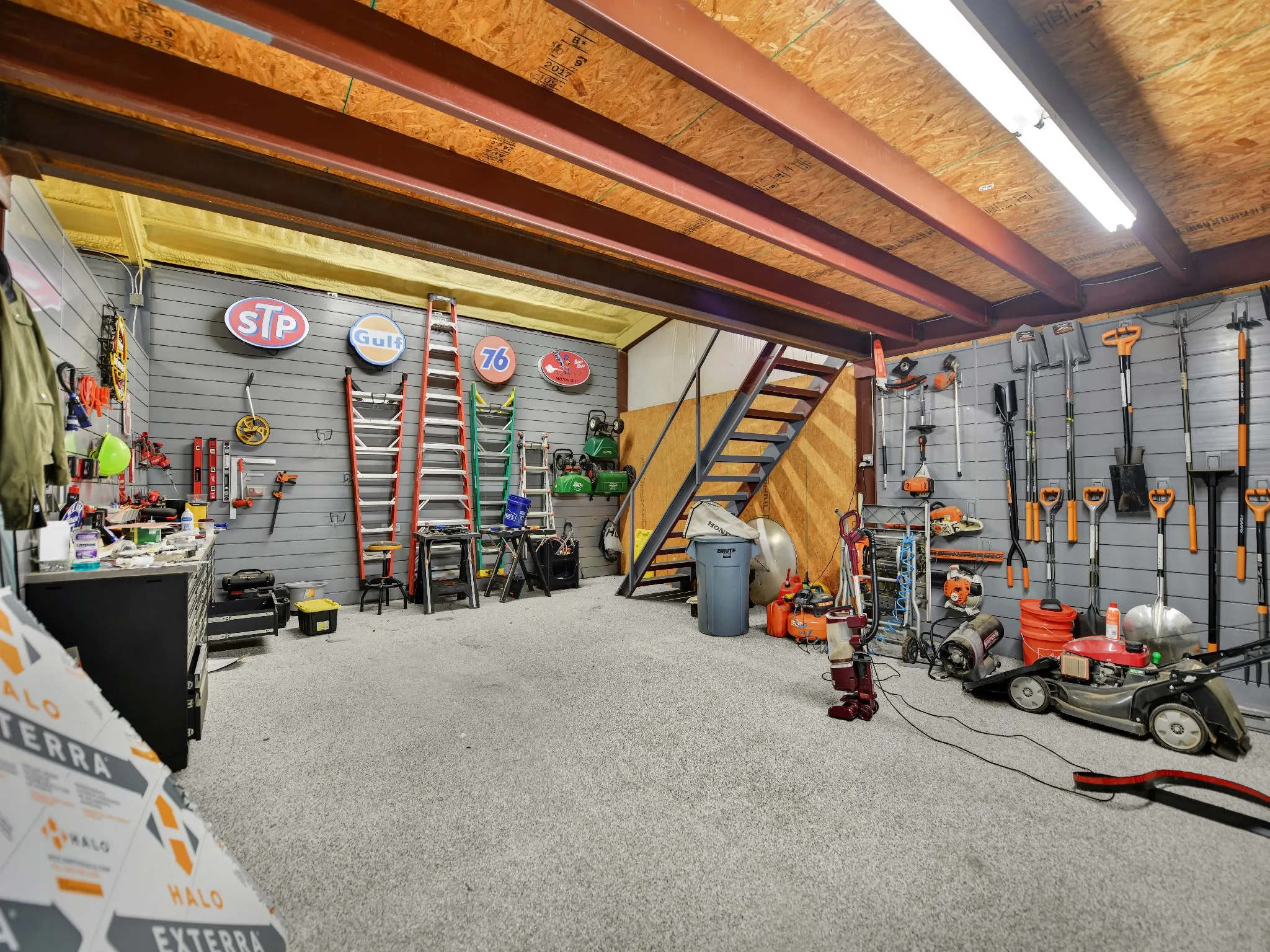 Other half of the climate controlled workshop