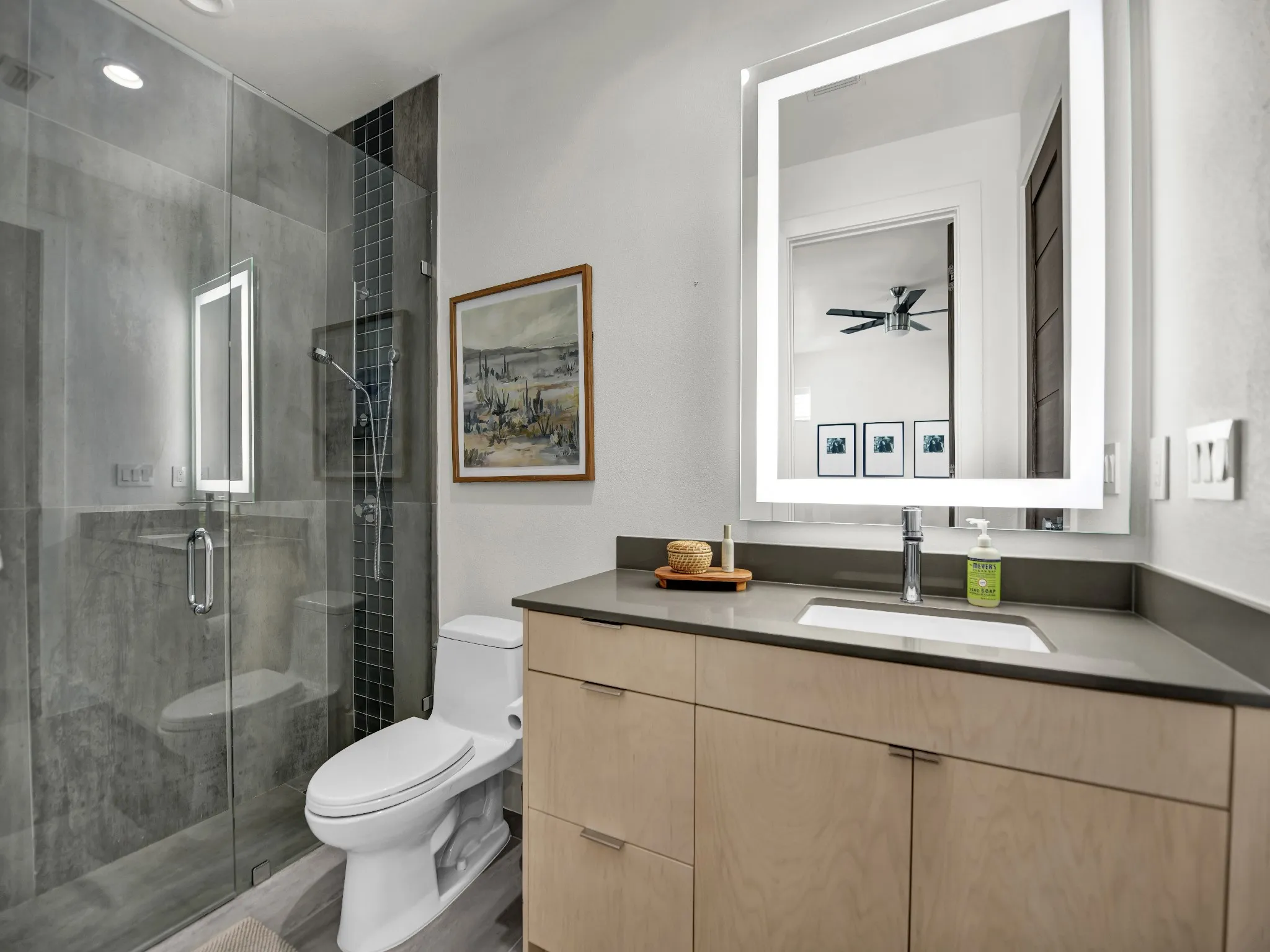 3rd bedroom ensuite bathroom with shower