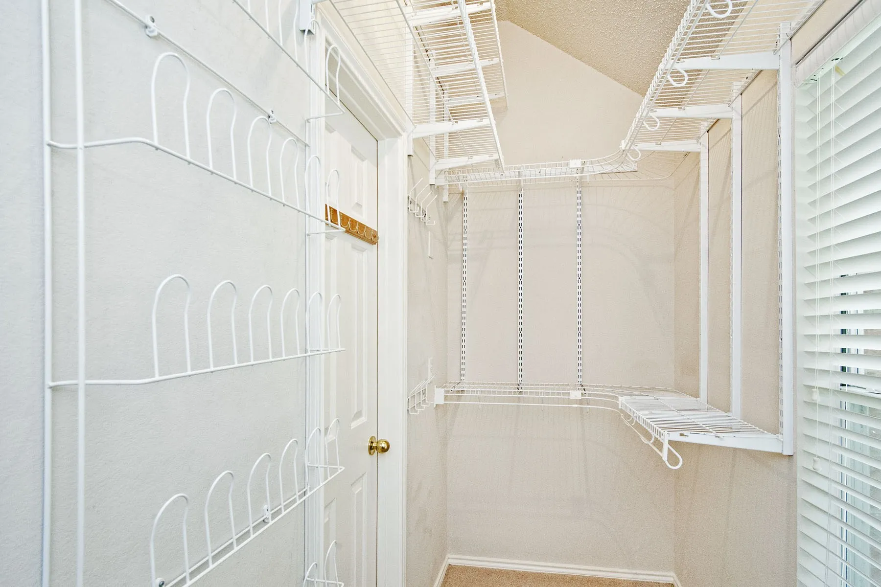 View of spacious closet