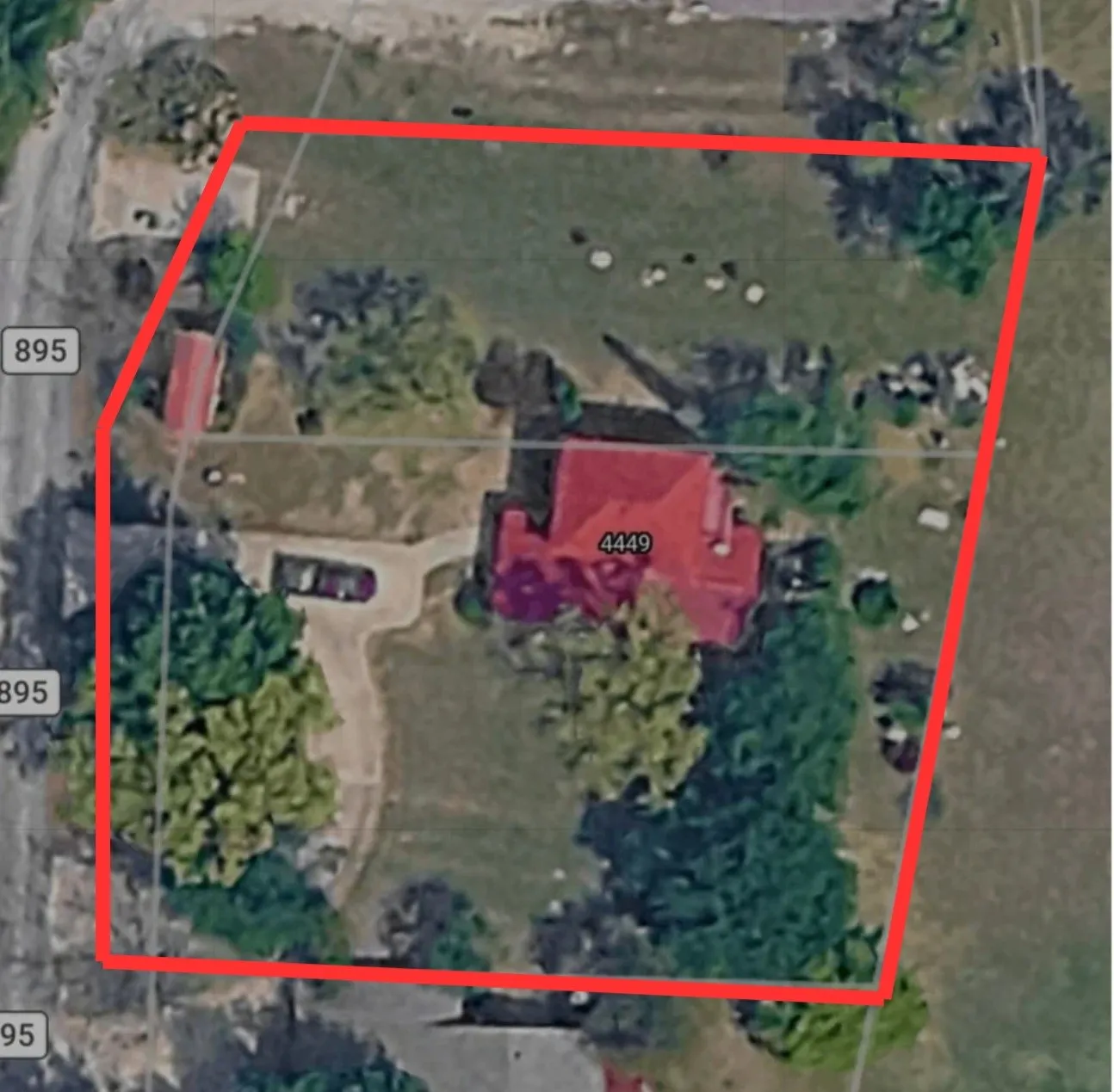 Property lines are approximate. This is not a survey.