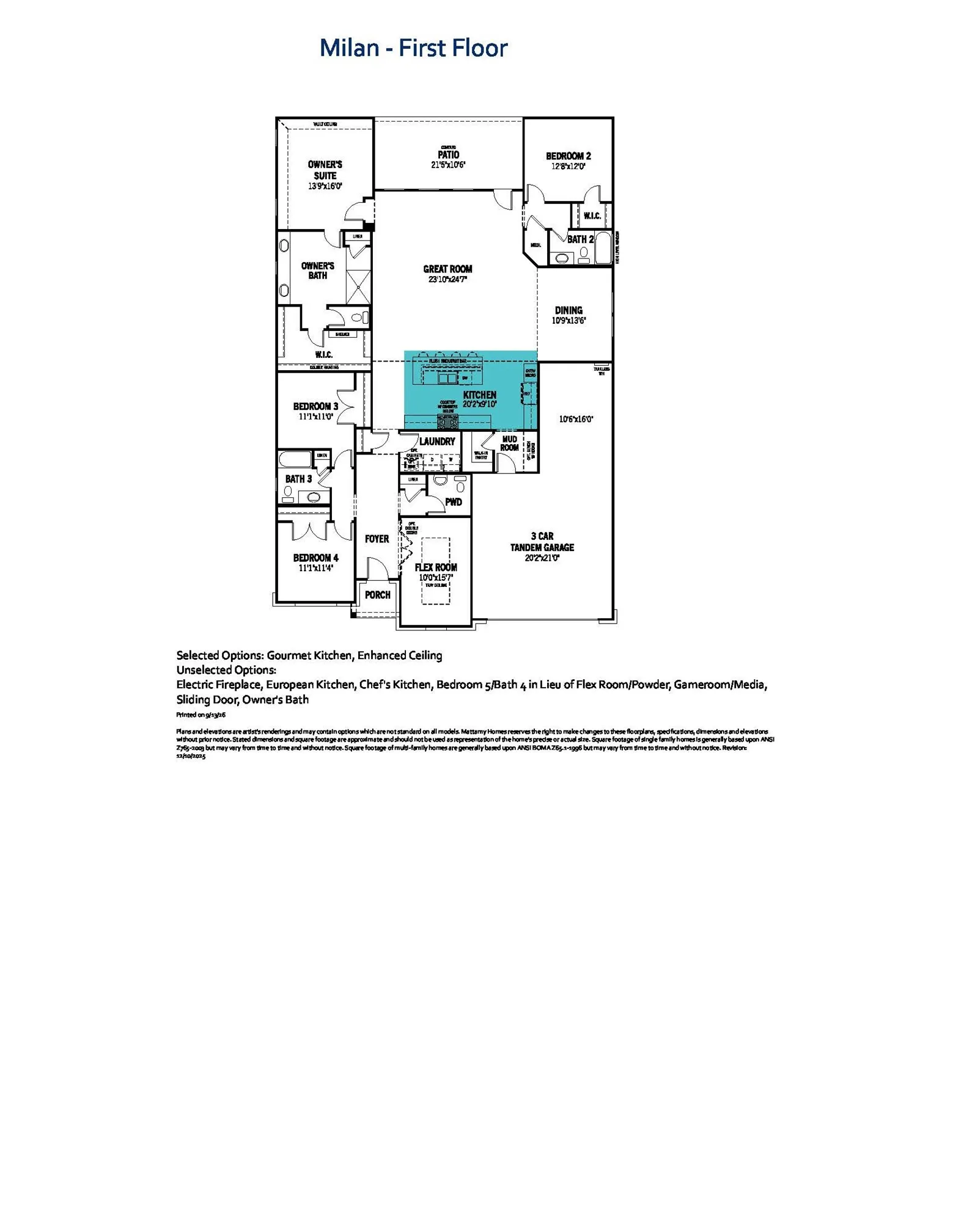 Milan - Floor Plan
