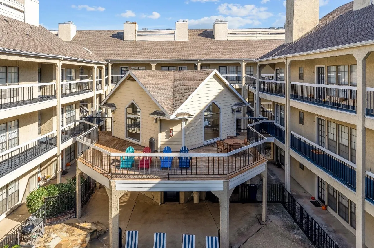 View of back of property