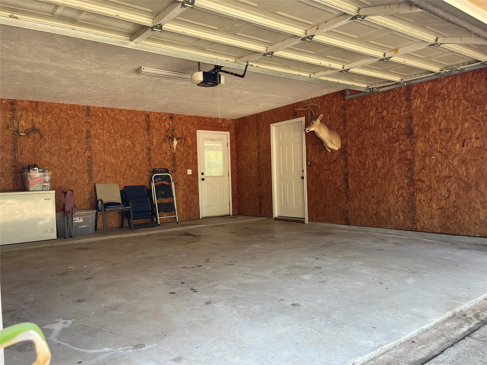 Garage with automatic garage door