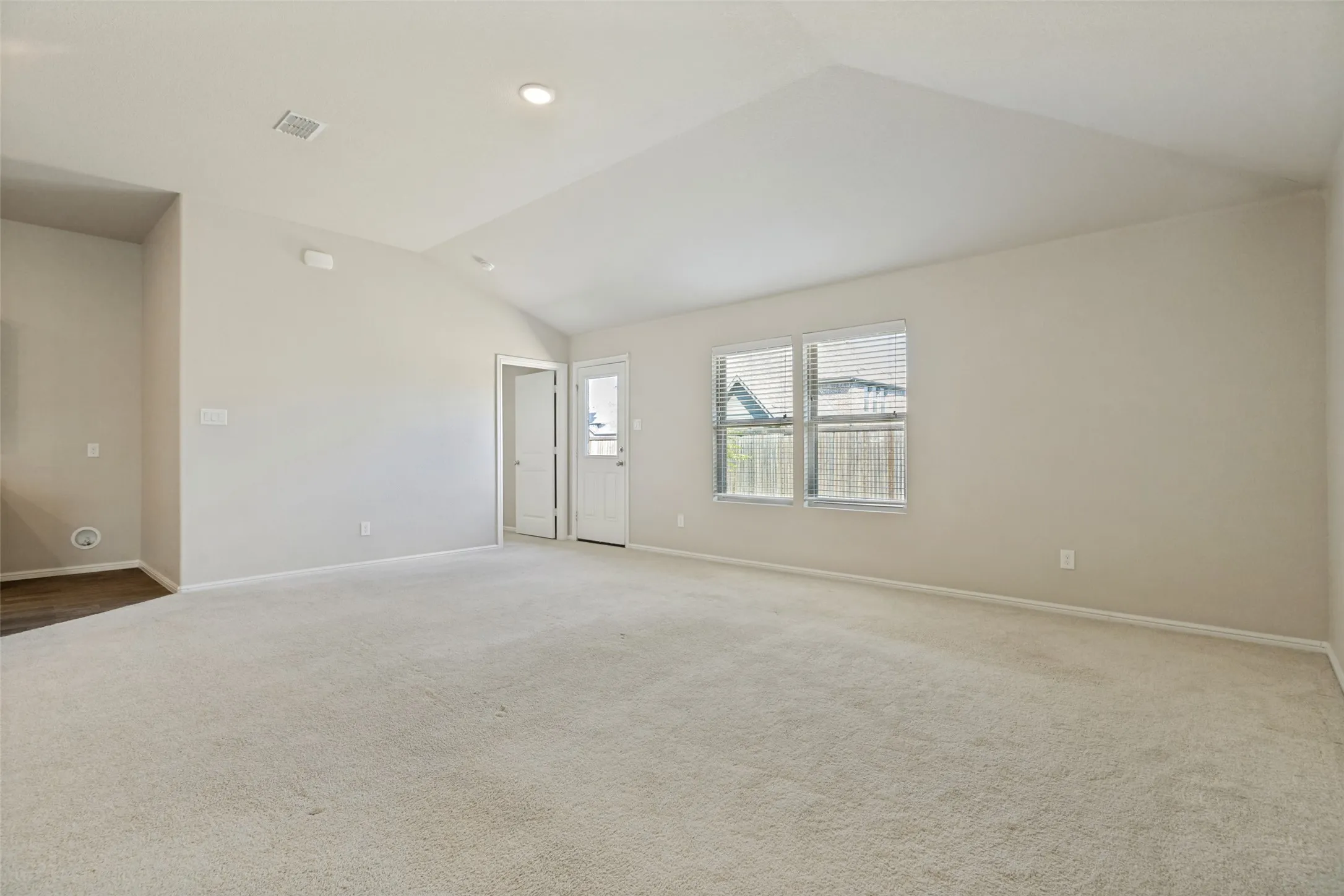 Another view of the living room from the dinning room