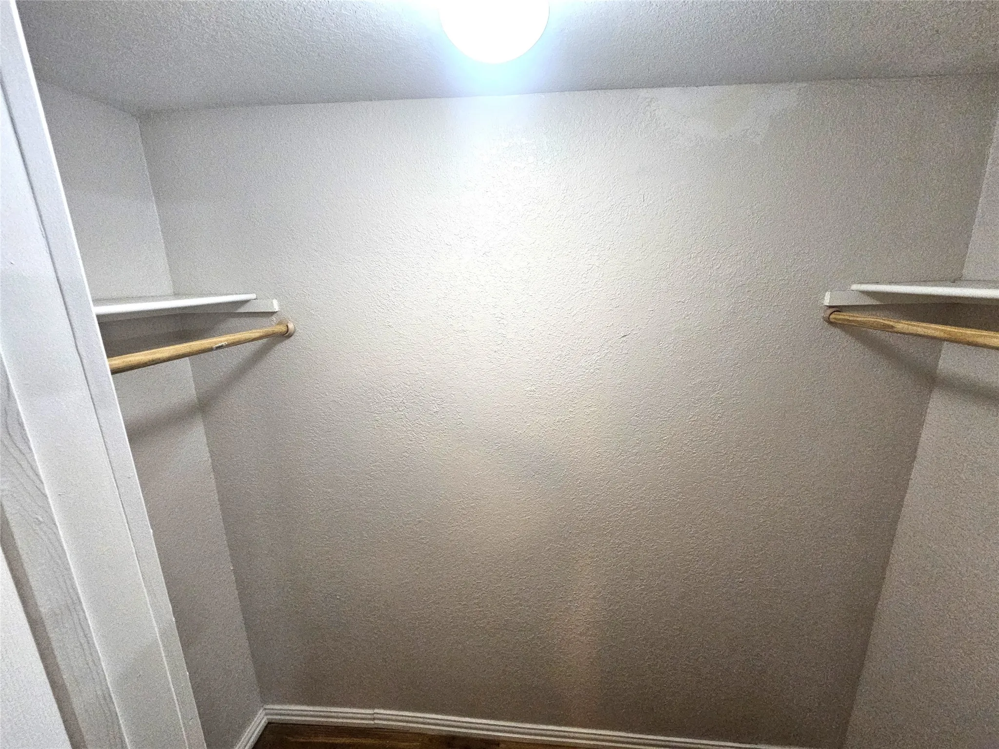 spacious storage closet